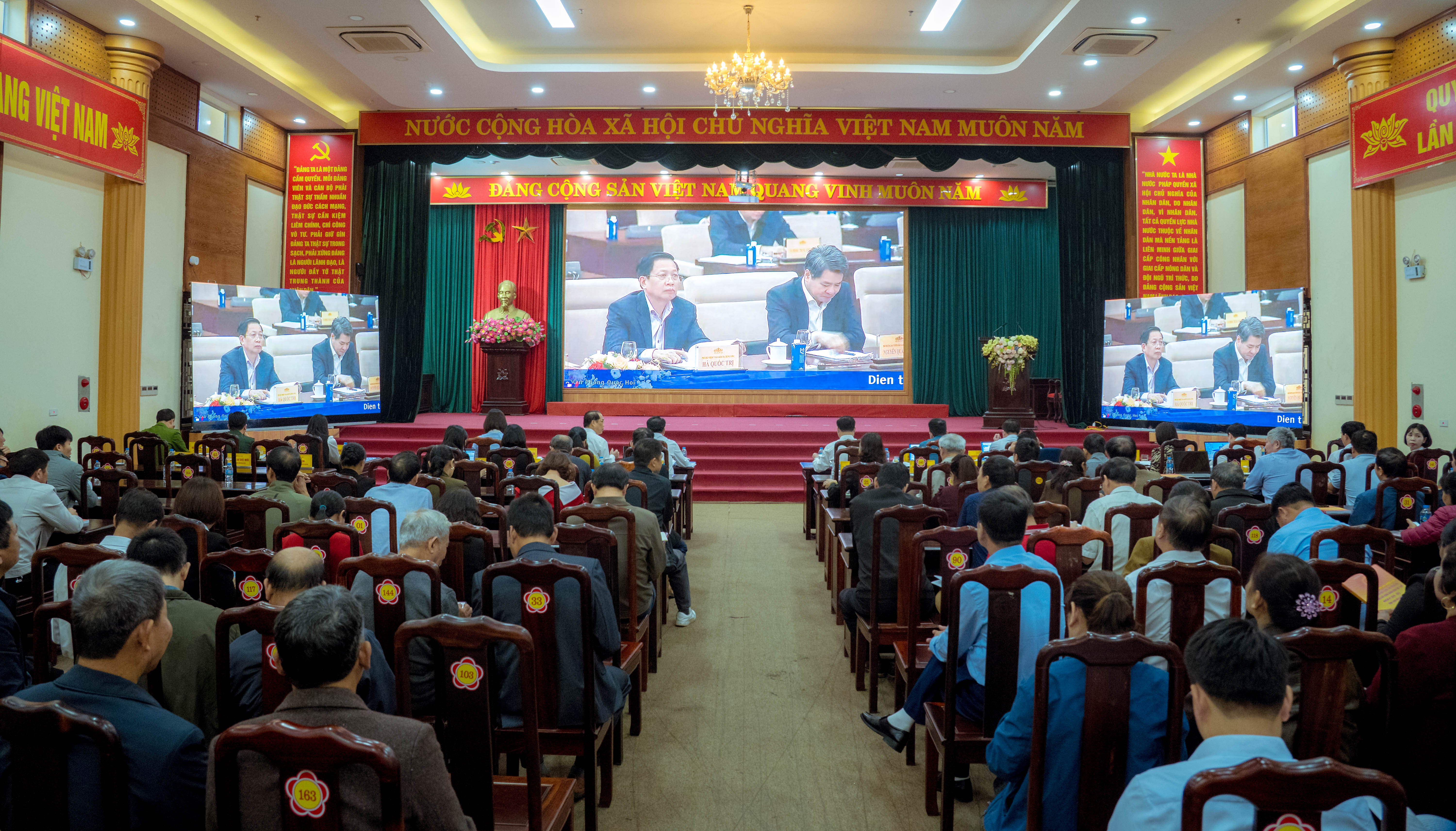 PHƯỜNG PHỔ YÊN THAM DỰ HỘI NGHỊ TRỰC TUYẾN TRIỂN KHAI CÔNG TÁC BẦU CỬ ĐẠI BIỂU QUỐC HỘI KHÓA XVI VÀ ĐẠI BIỂU HĐND CÁC CẤP NHIỆM KỲ 2026 – 2031