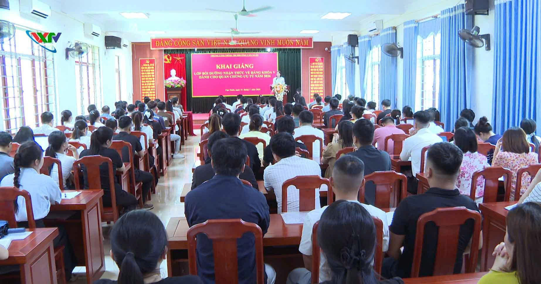 Khai giảng lớp bồi dưỡng nhận thức về Đảng khóa V năm 2026.