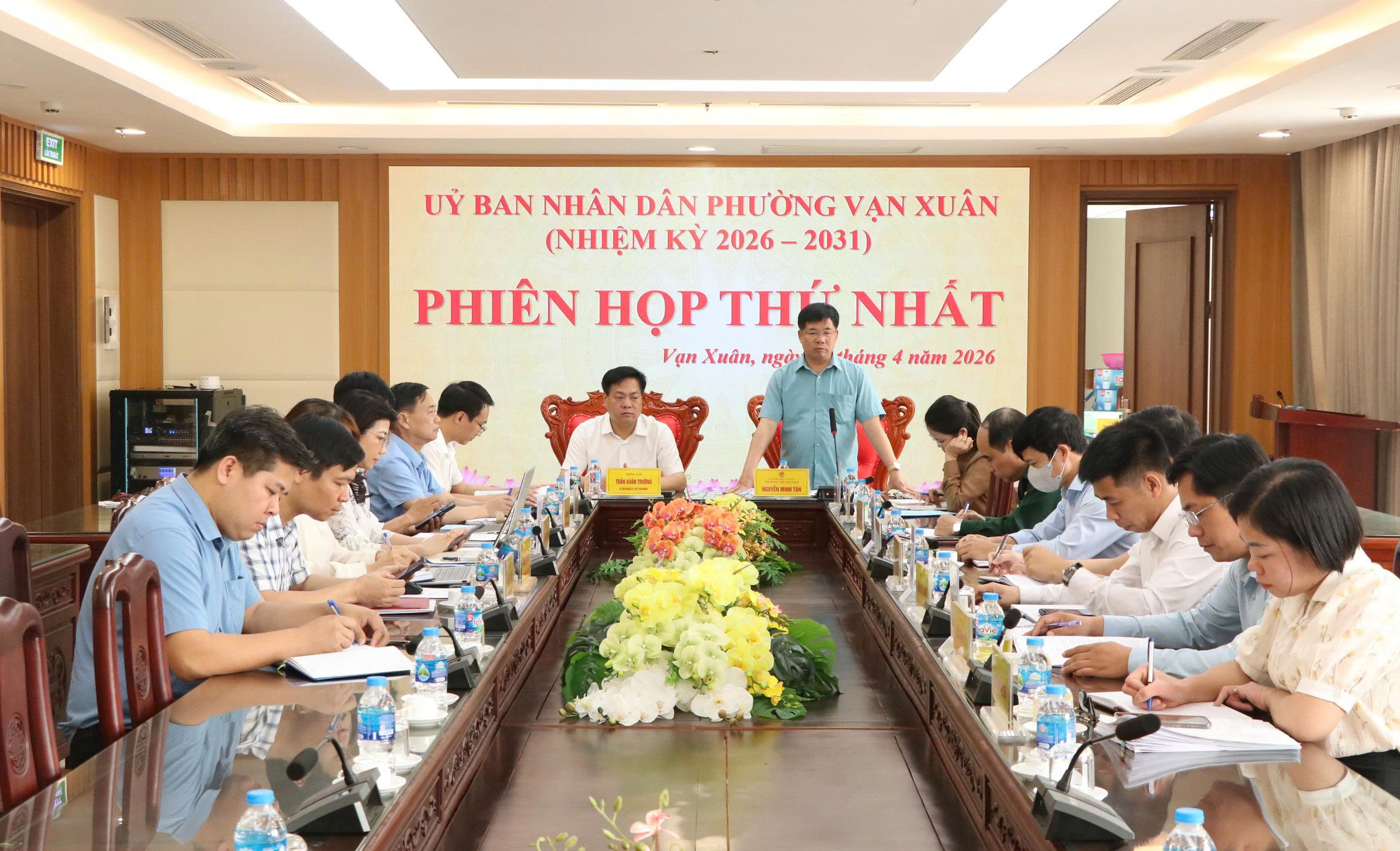 Phiên họp thứ nhất UBND phường Vạn Xuân, nhiệm kỳ 2026–2031