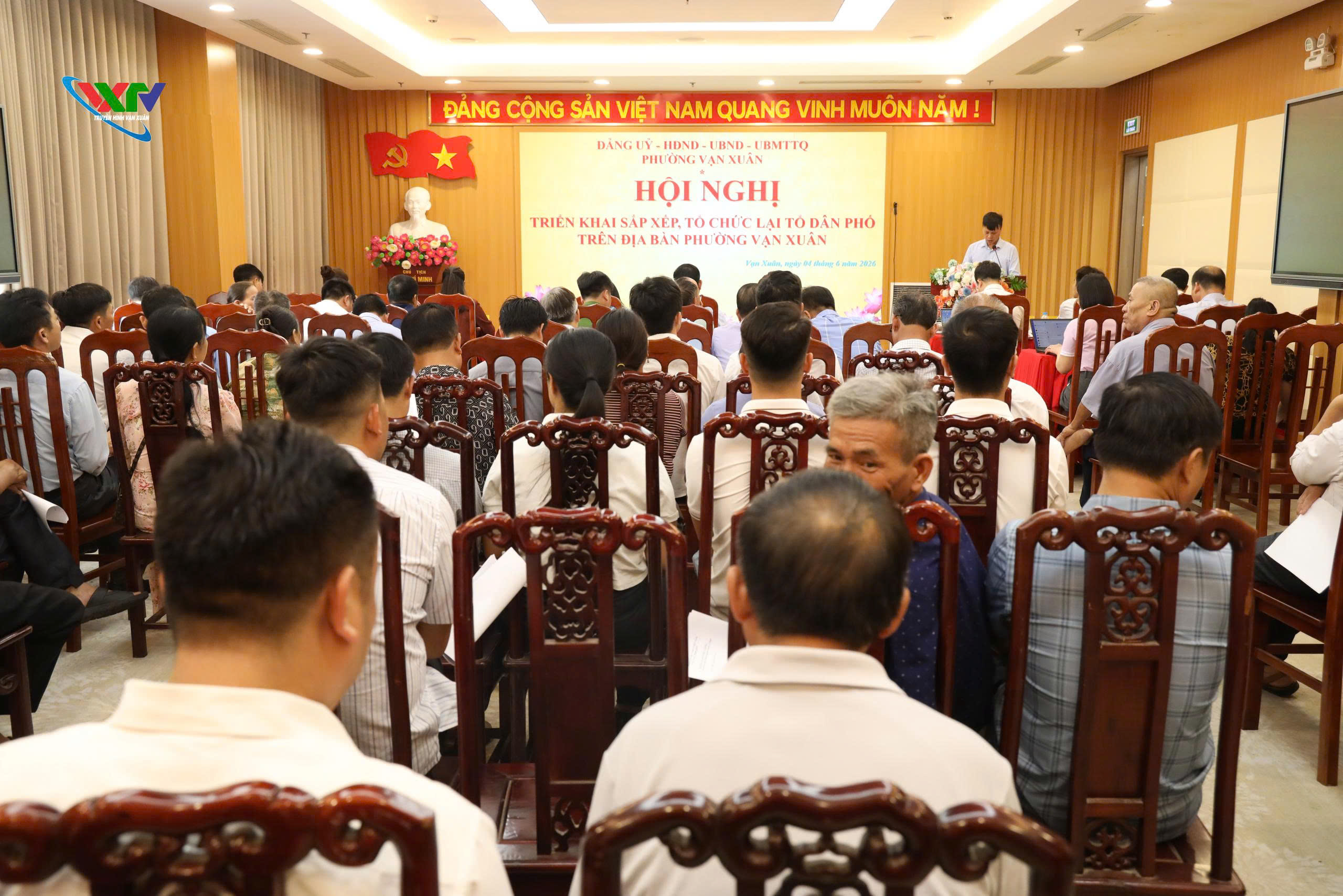 Lấy ý kiến về phương án sắp xếp các tổ dân phố trên địa bàn phường Tiên Phong (cũ) trước 