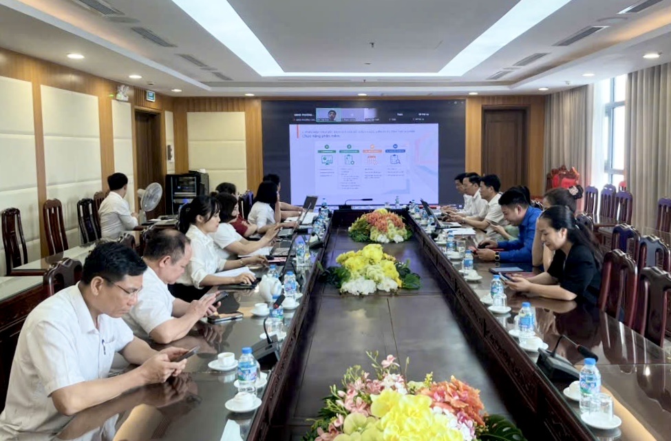 Phường Vạn Xuân tham dự hội nghị trực tuyến tập huấn phần mềm đánh giá cá nhân theo KPI