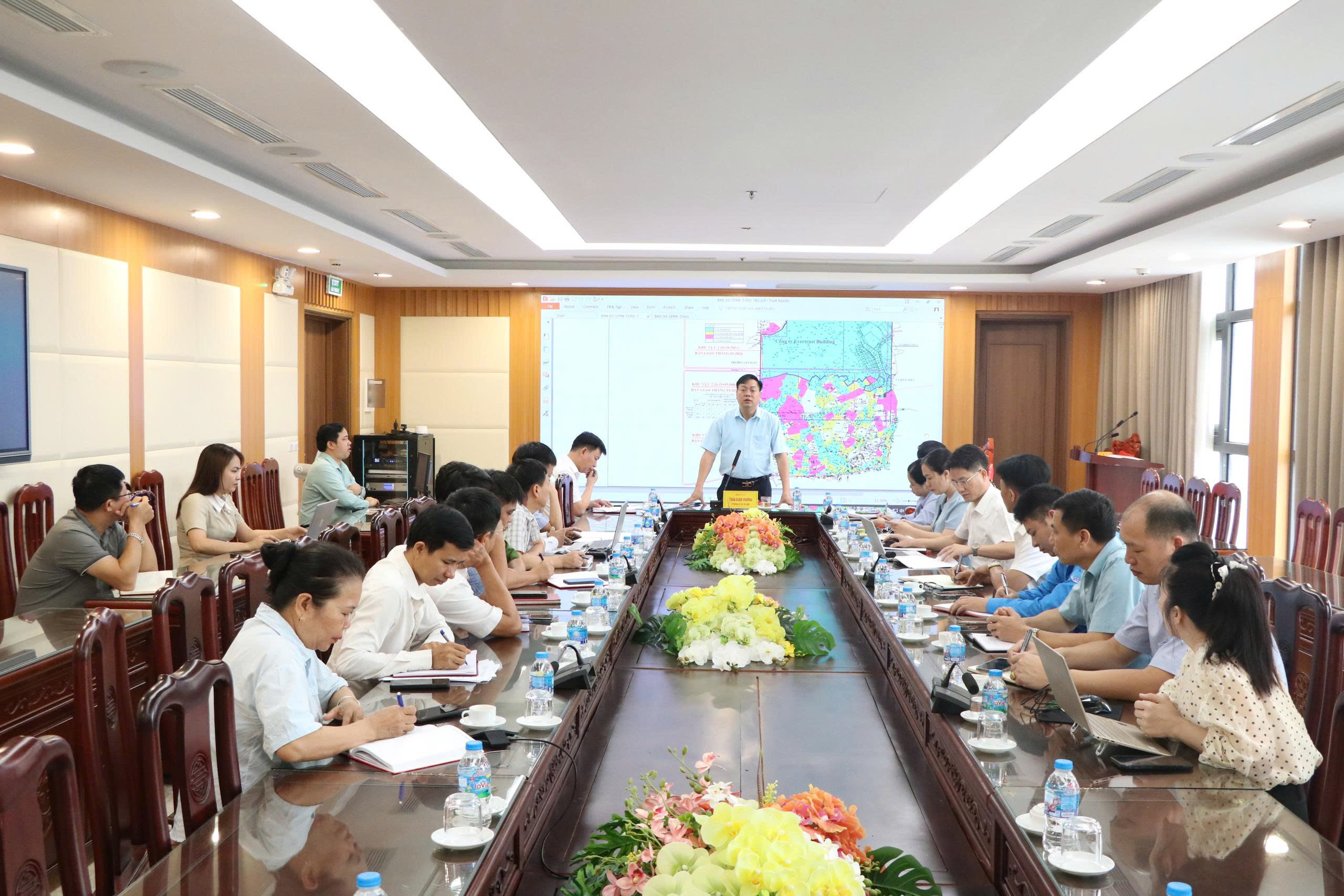 Phường Vạn Xuân kiểm điểm tiến độ giải phóng mặt bằng Dự án Khu công nghiệp Yên Bình 2