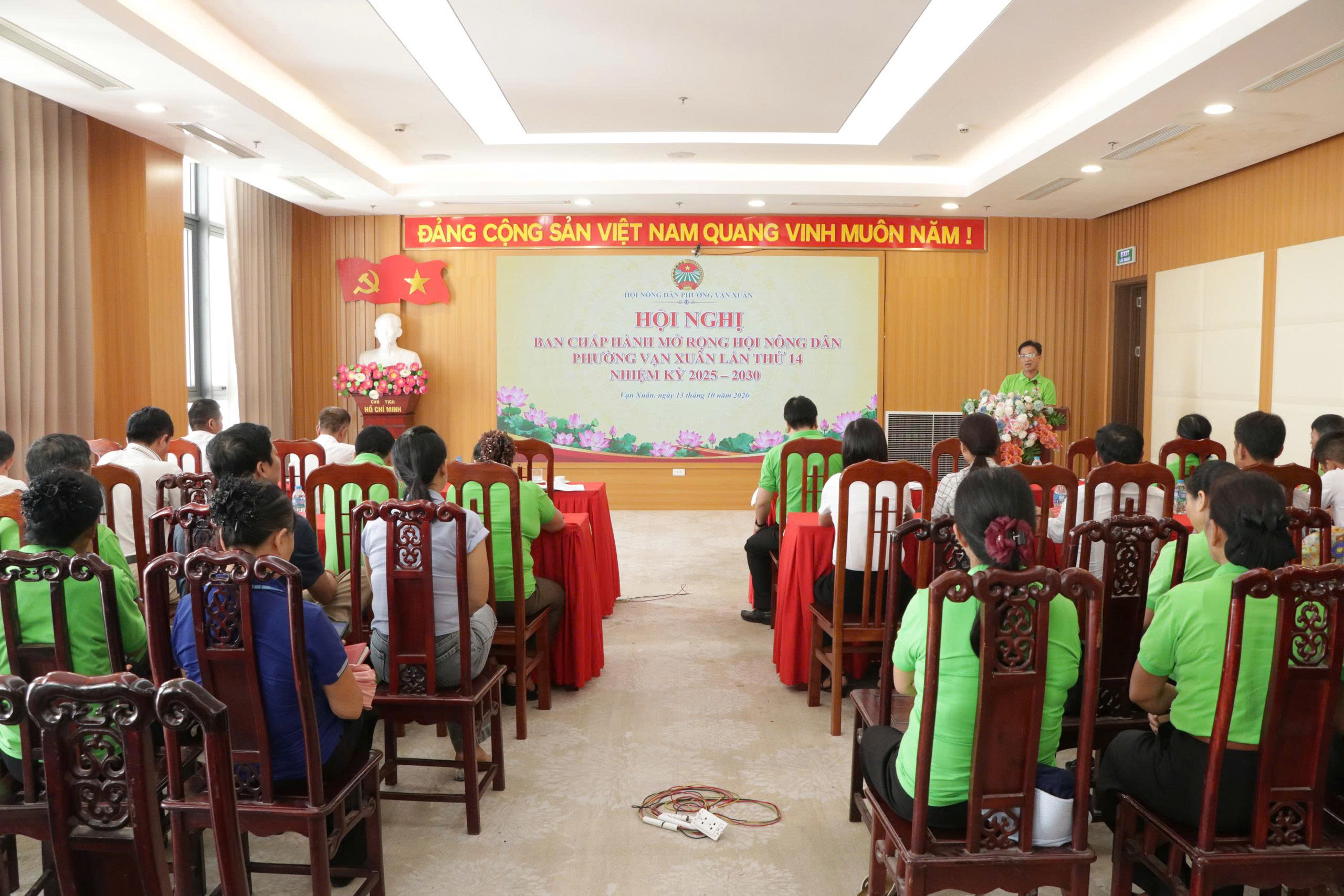 Hội Nông dân phường Vạn Xuân tổ chức Hội nghị Ban chấp hành mở rộng và kỷ niệm 96 năm ngày thành lập Hội Nông dân Việt Nam .