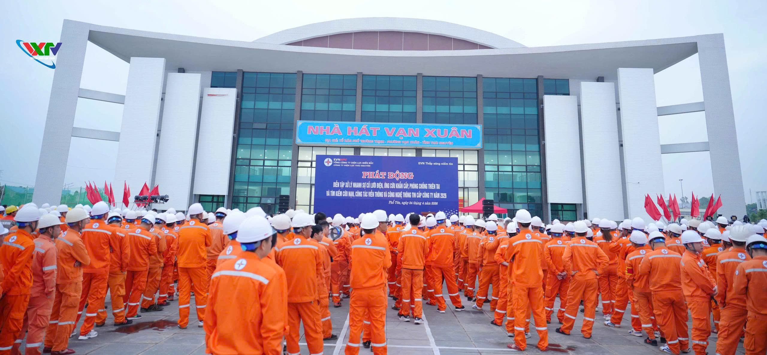 Công ty Điện lực Thái Nguyên diễn tập xử lý sự cố lưới điện năm 2026.