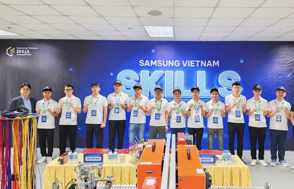 Khai mạc Cuộc thi Tay nghề Samsung Việt Nam 2026.