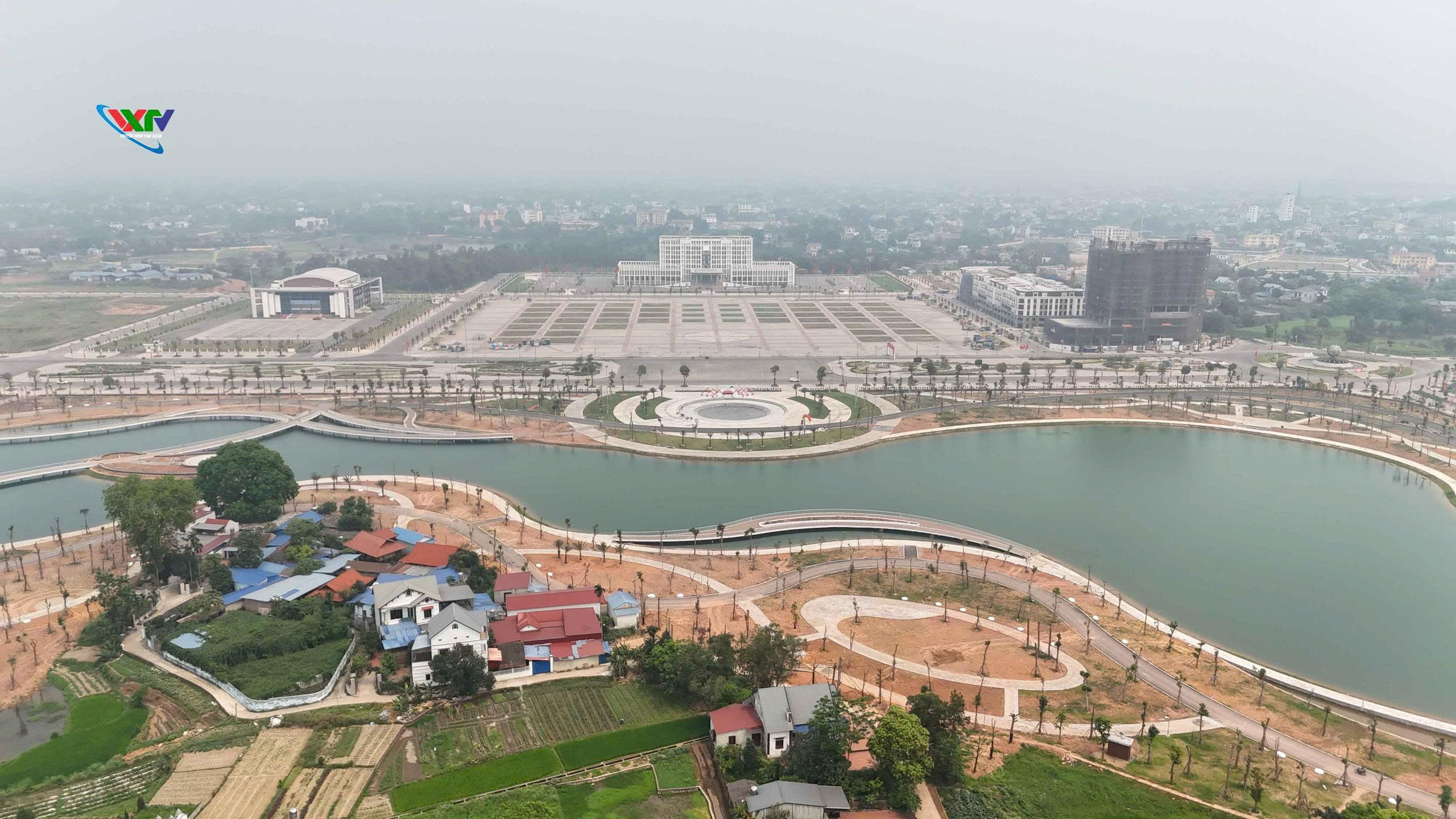 Tổ chức nghiệm thu Dự án Công viên cây xanh, hồ điều hòa 