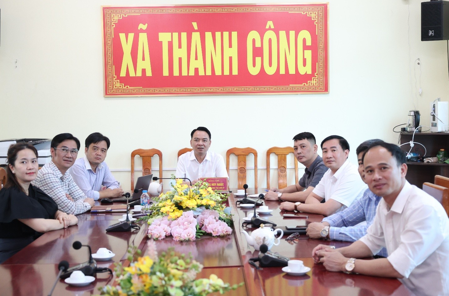 Xã Thành Công tham dự hội nghị giao ban trực tuyến ngành Tổ chức xây dựng Đảng quý I năm 2026