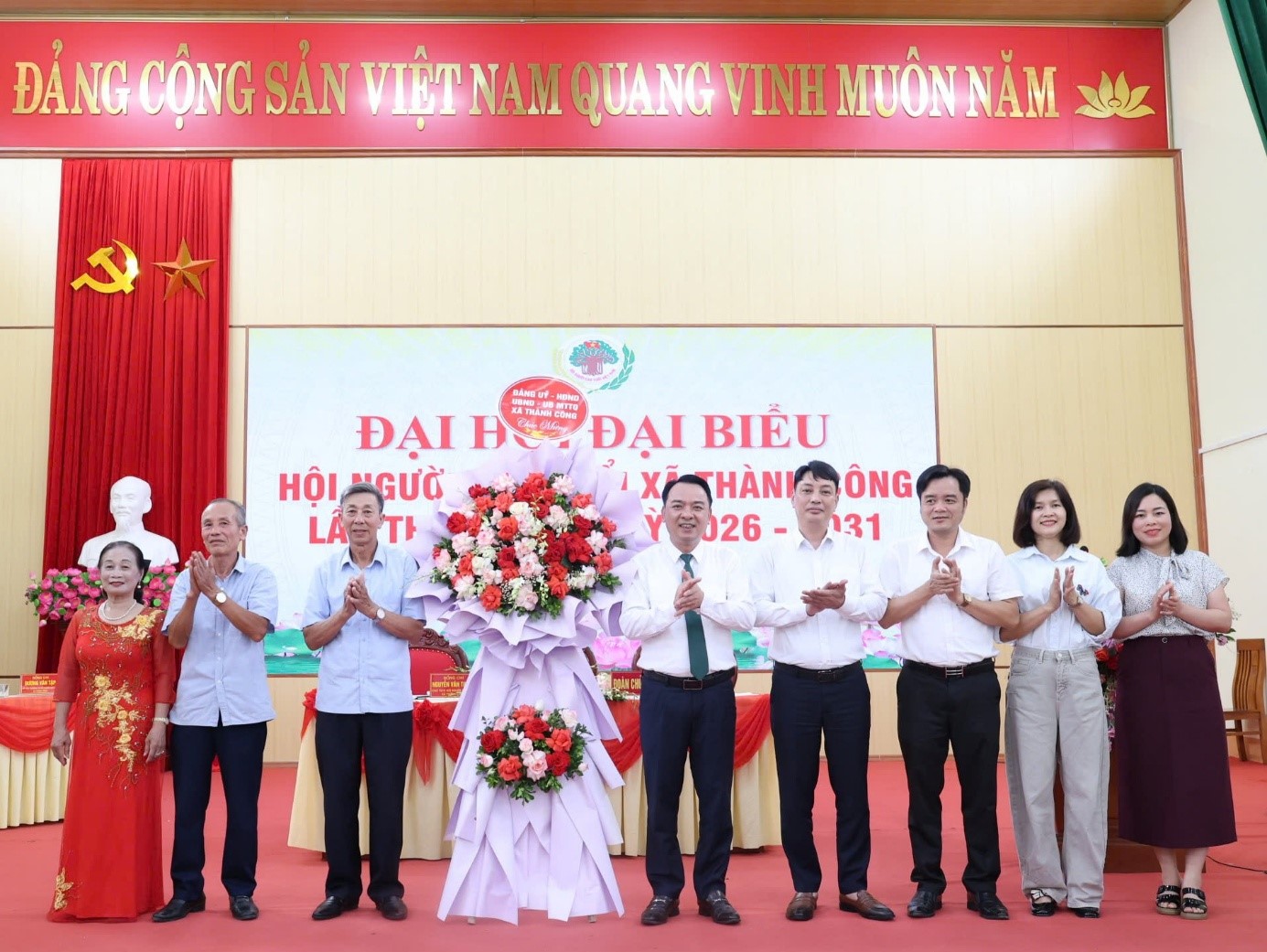 Hội Người cao tuổi xã Thành Công tổ chức Đại hội đại biểu lần thứ I, nhiệm kỳ 2026 - 2031