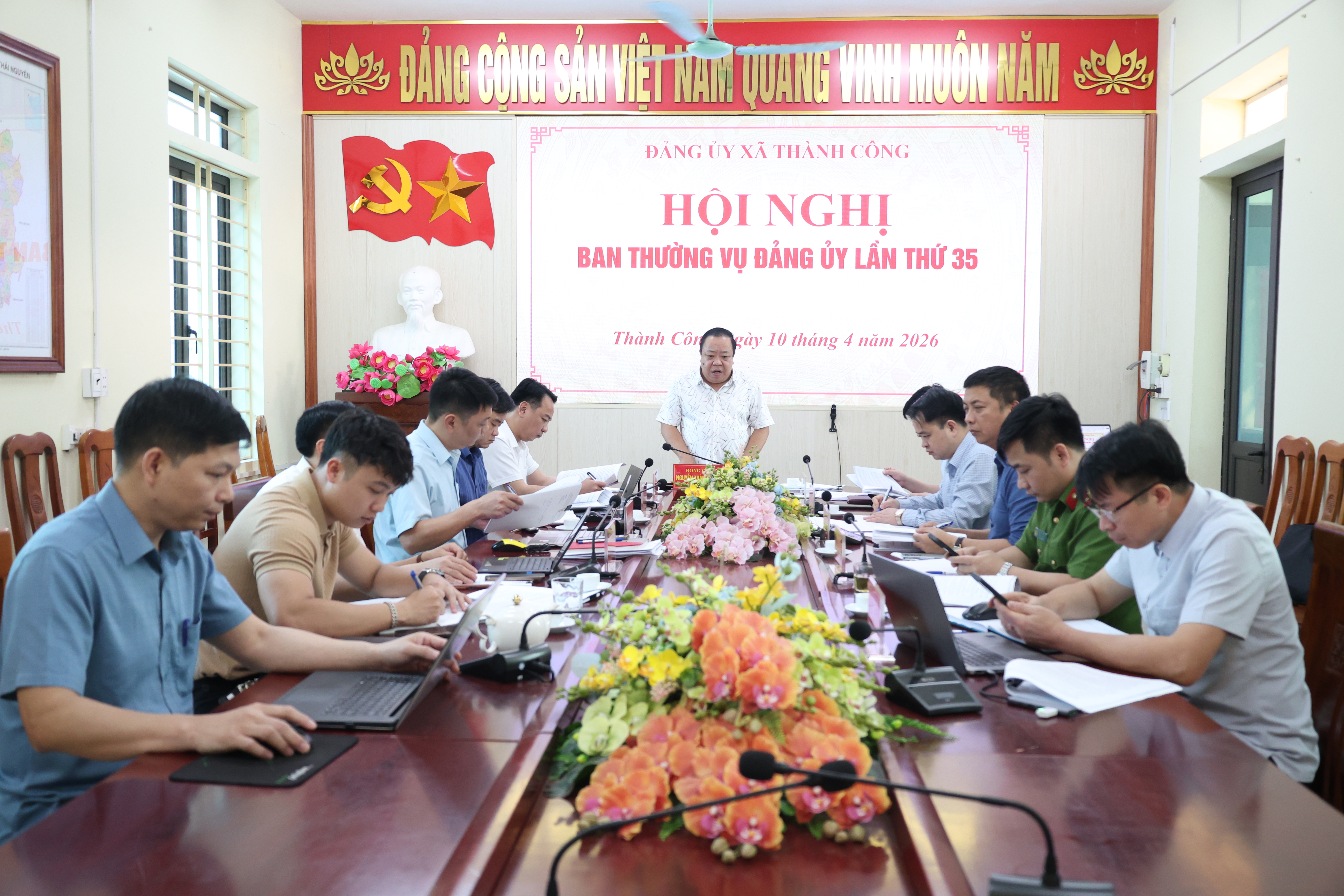 Hội nghị Ban Thường vụ Đảng ủy lần thứ 35