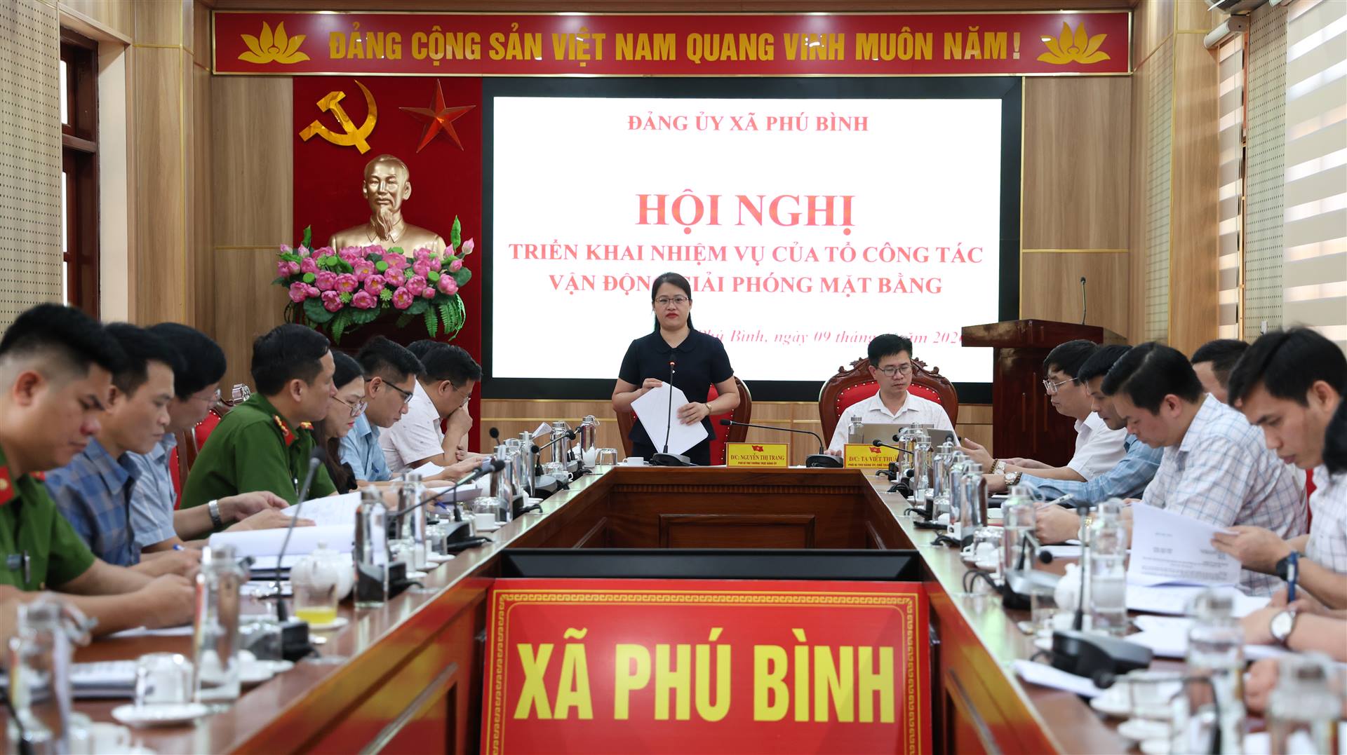 Tổ công tác vận động GPMB triển khai nhiệm vụ