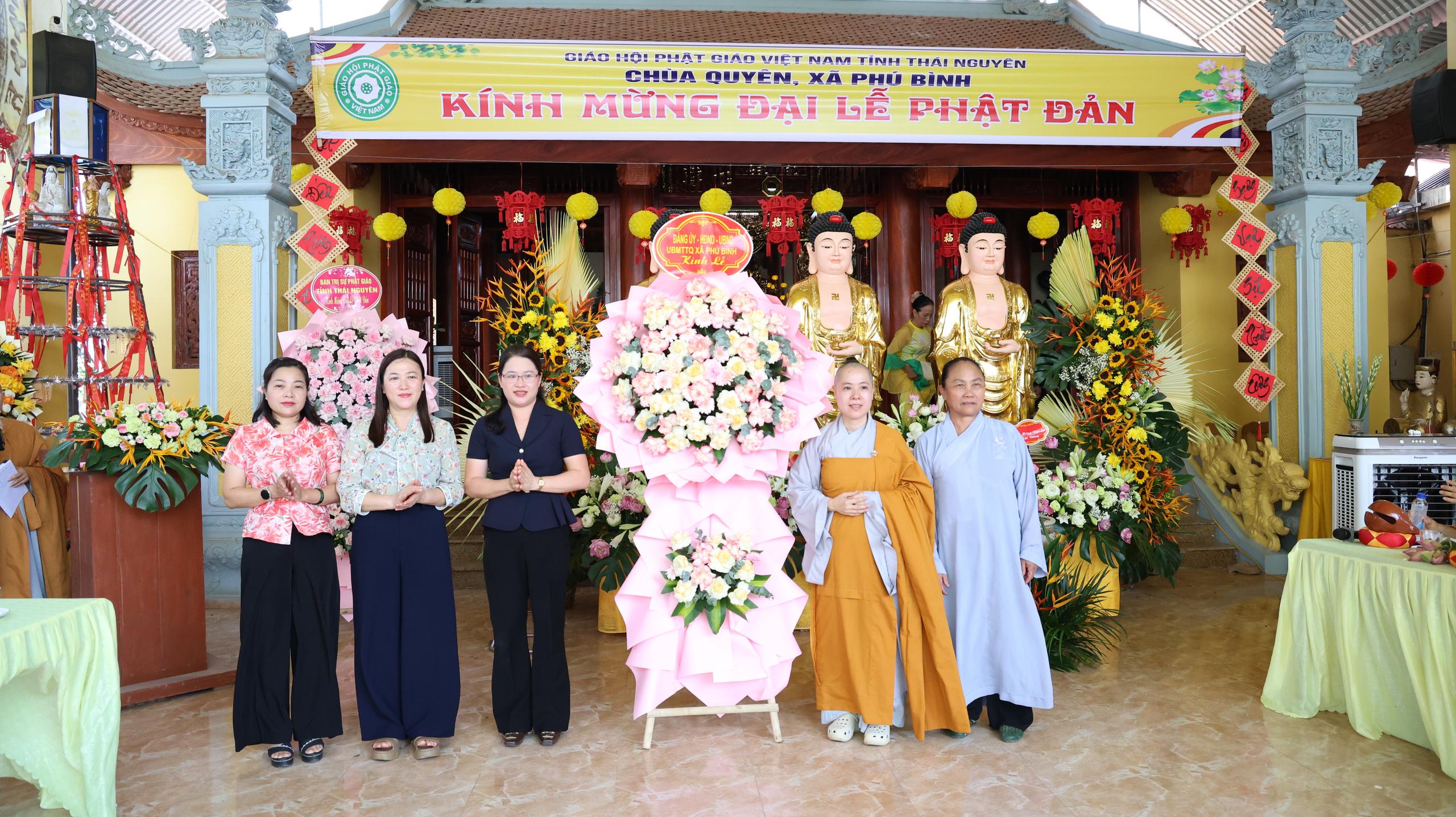 Chùa Quyên xã Phú Bình tổ chức Kính mừng Đại Lễ Phật đản năm 2026