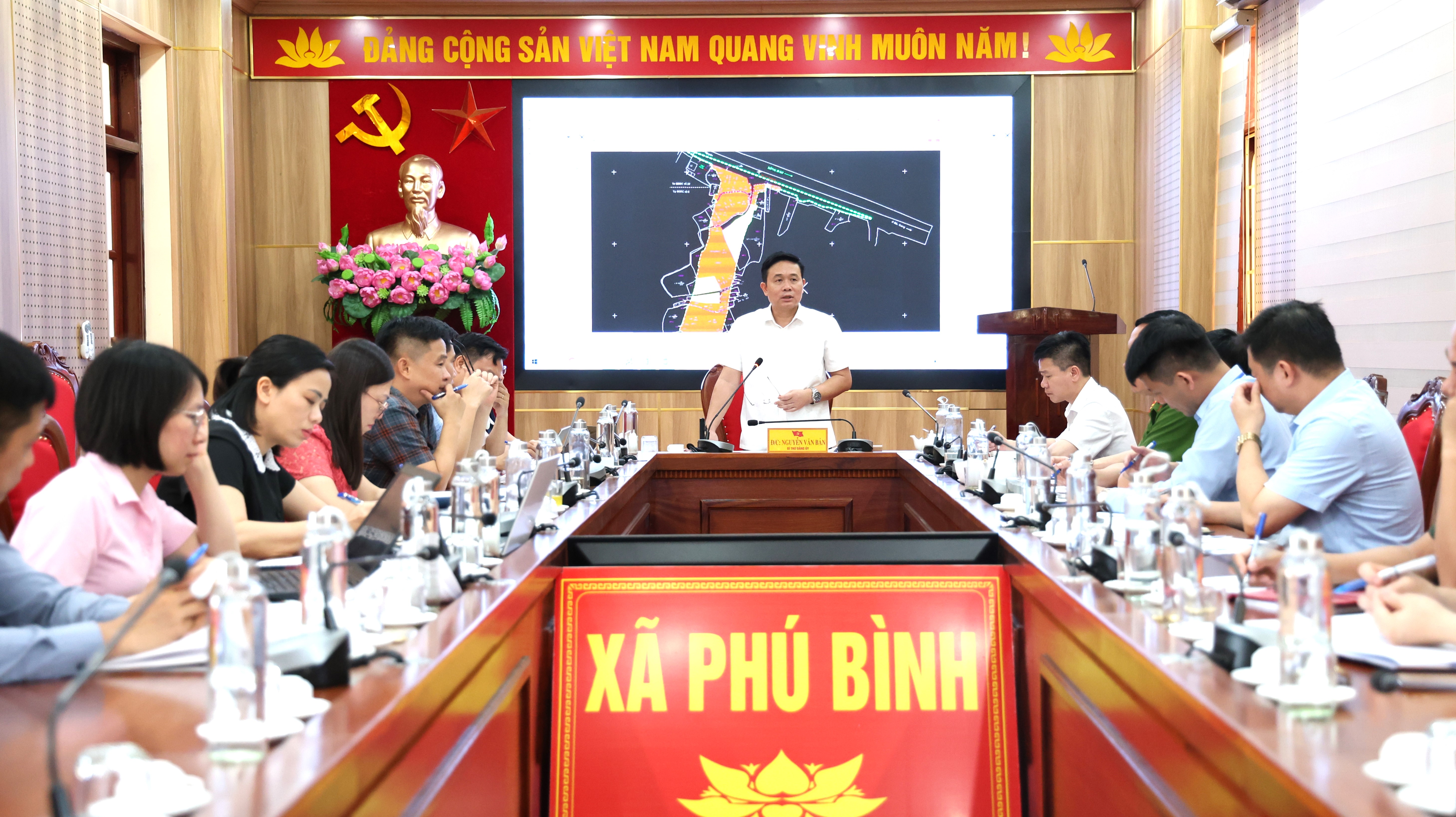 Phú Bình tập trung tháo gỡ khó khăn, đẩy nhanh giải phóng mặt bằng các công trình trọng điểm