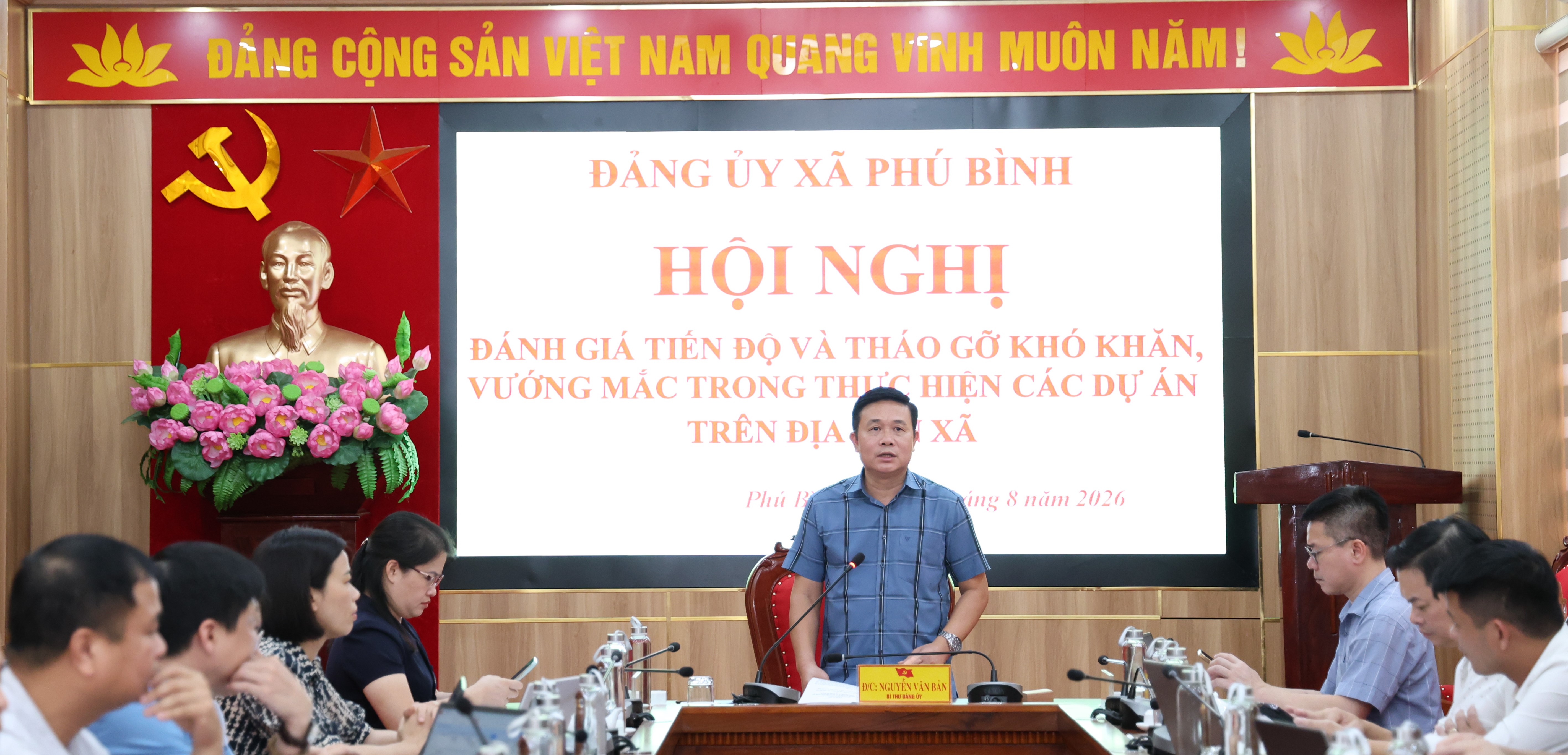 Phú Bình: tập trung tháo gỡ “điểm nghẽn”, đẩy nhanh tiến độ các dự án
