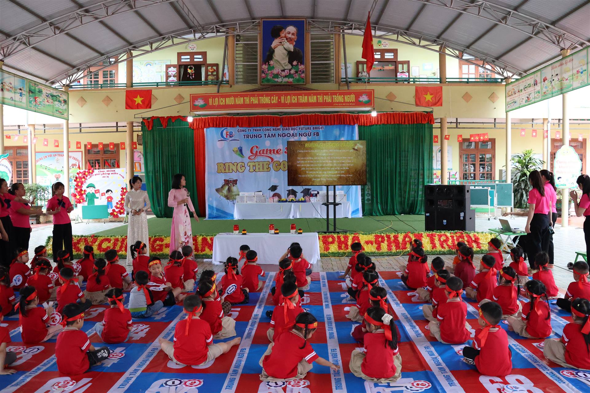 TRƯỜNG MẦM NON TÂN THÀNH TỔ CHỨC HỘI THI “ RUNG CHUÔNG VÀNG – RING THE GOLDEN BELL”
