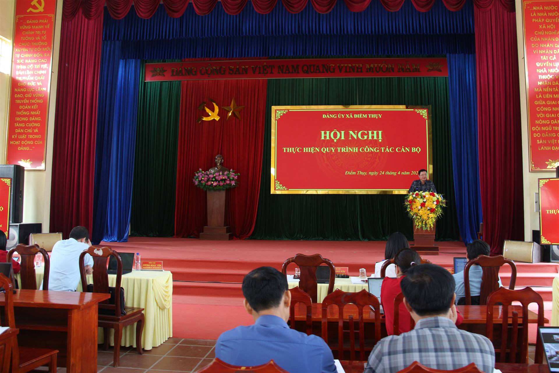 Thực hiện quy trình kiện toàn nhân sự bổ sung Ban Chấp hành Đảng bộ xã