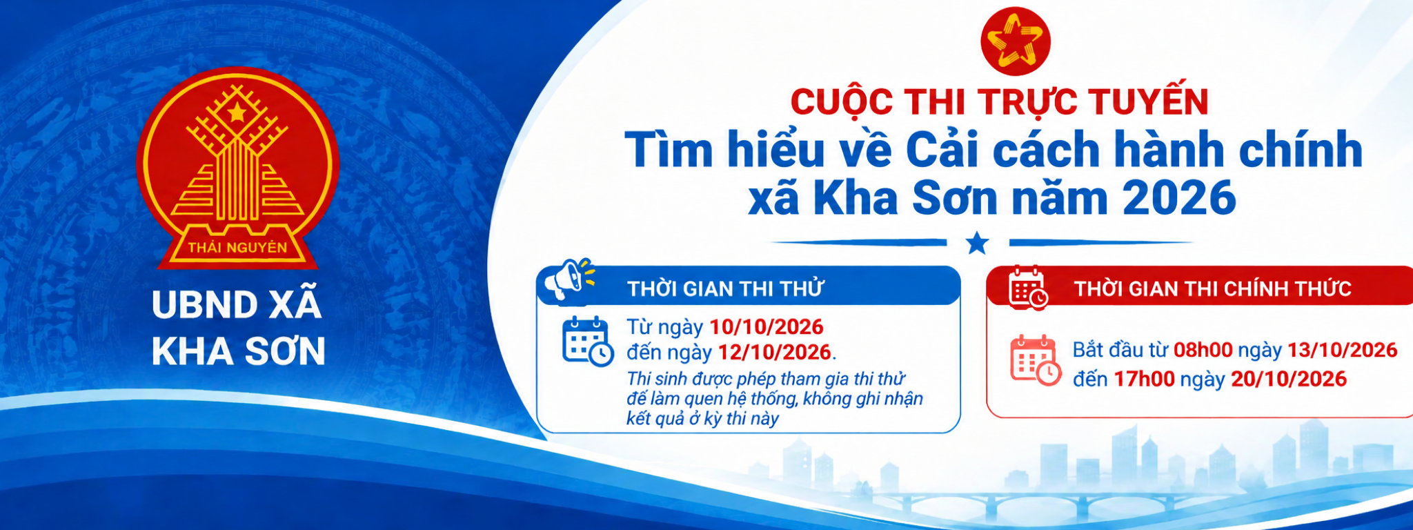 BÀI TUYÊN TRUYỀN "Hưởng ứng tham gia Cuộc thi trực tuyến “Tìm hiểu công tác cải cách hành chính xã Kha Sơn năm 2026”