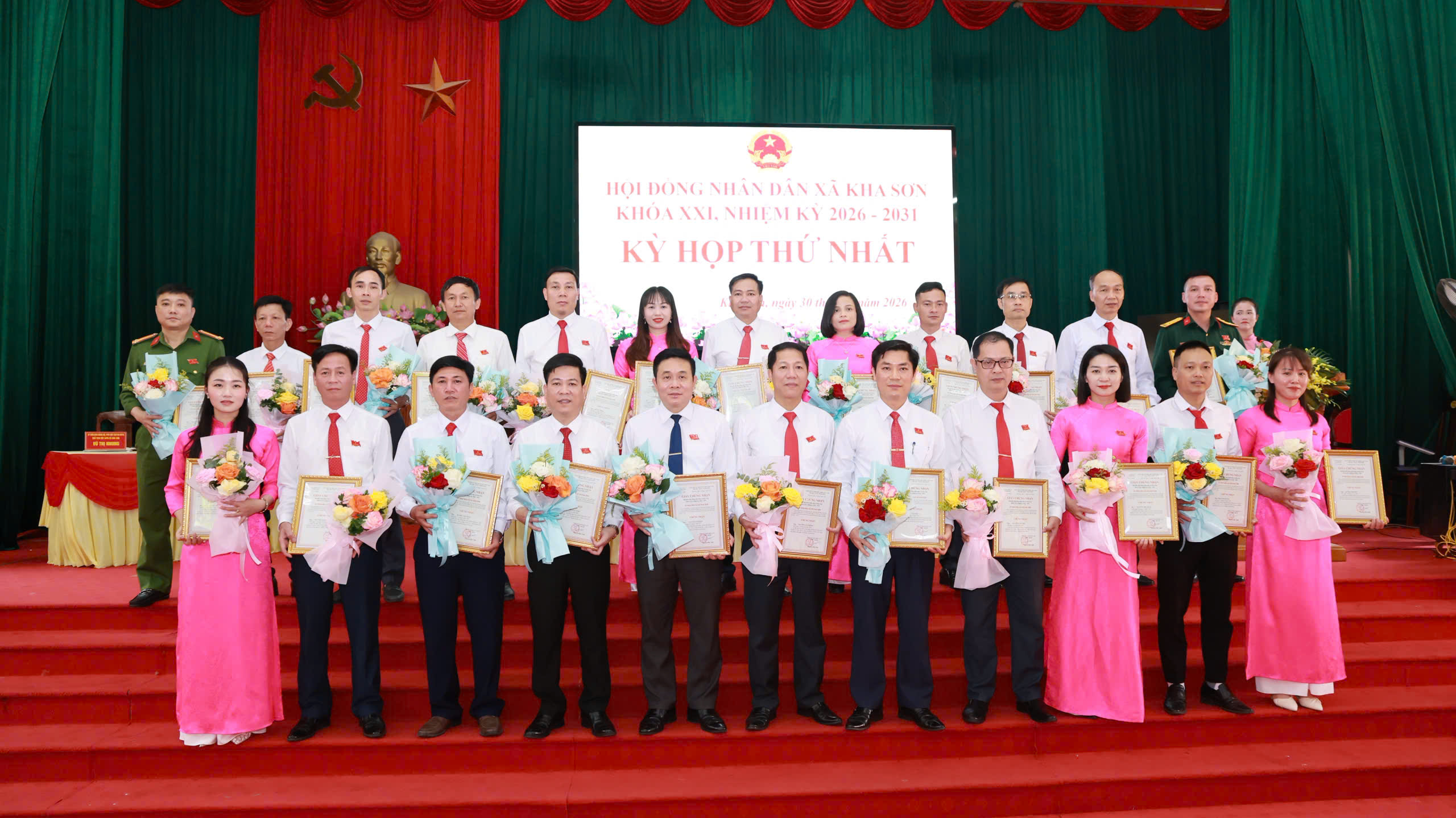 Xã Kha Sơn tổ chức Kỳ họp thứ nhất HĐND xã khóa XXI, nhiệm kỳ 2026–2031