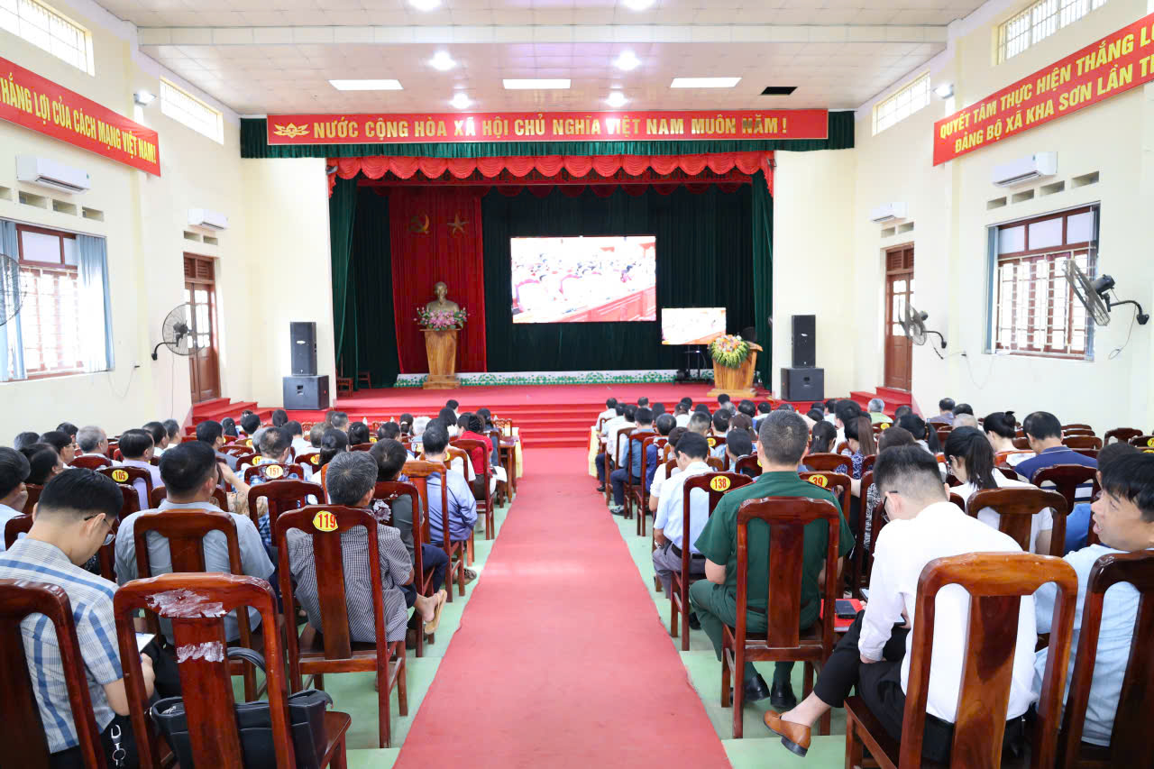 Xã Kha Sơn tham dự hội nghị sinh hoạt chính trị tư tưởng kỷ niệm 90 năm thành lập cơ sở Đảng Cộng sản đầu tiên của tỉnh Thái Nguyên (1936-2026)