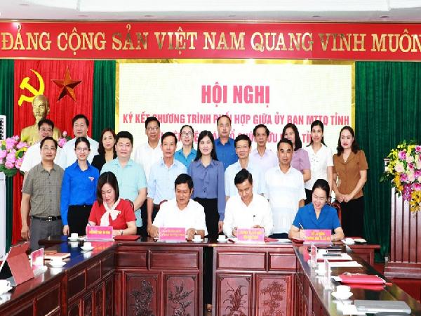 Hội nghị ký kết Chương trình phối hợp tổ chức hoạt động nhân đạo, từ thiện và an sinh xã hội giai đoạn 2023-2027
