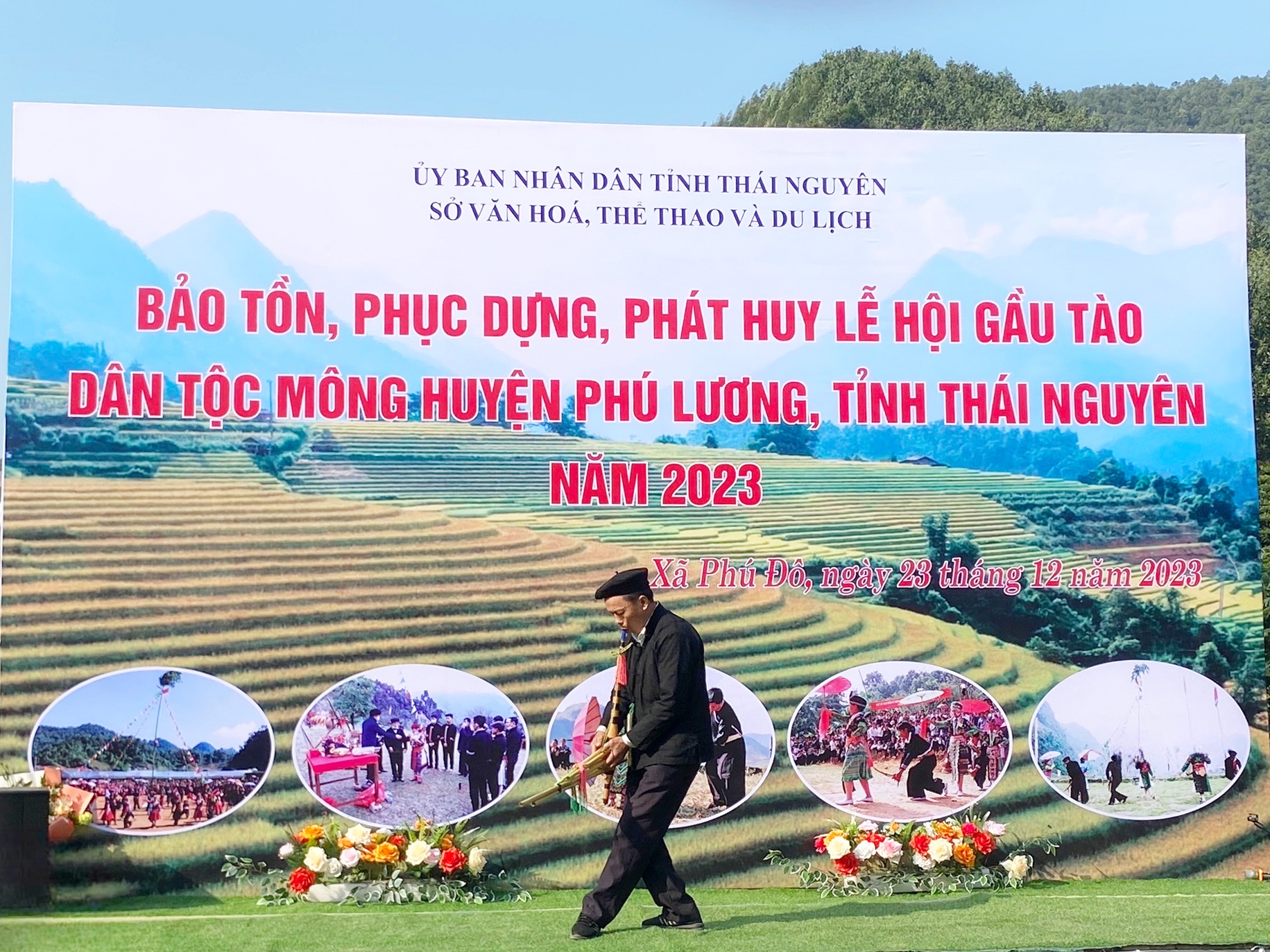 Bảo tồn, phục dựng, phát huy lễ hội Gầu tào dân tộc Mông  huyện Phú Lương, tỉnh Thái Nguyên