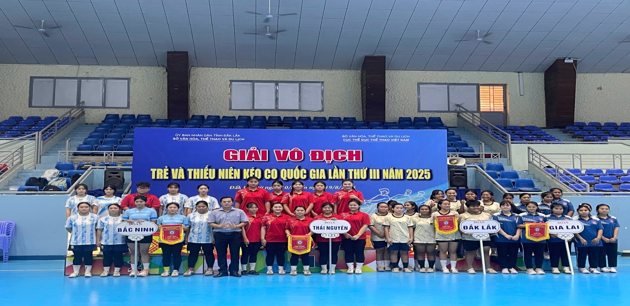 Đoàn thể thao tỉnh Thái Nguyên xuất sắc giành vị trí Nhất toàn đoàn tại Giải vô địch trẻ và thiếu niên kéo co quốc gia lần thứ III năm 2025