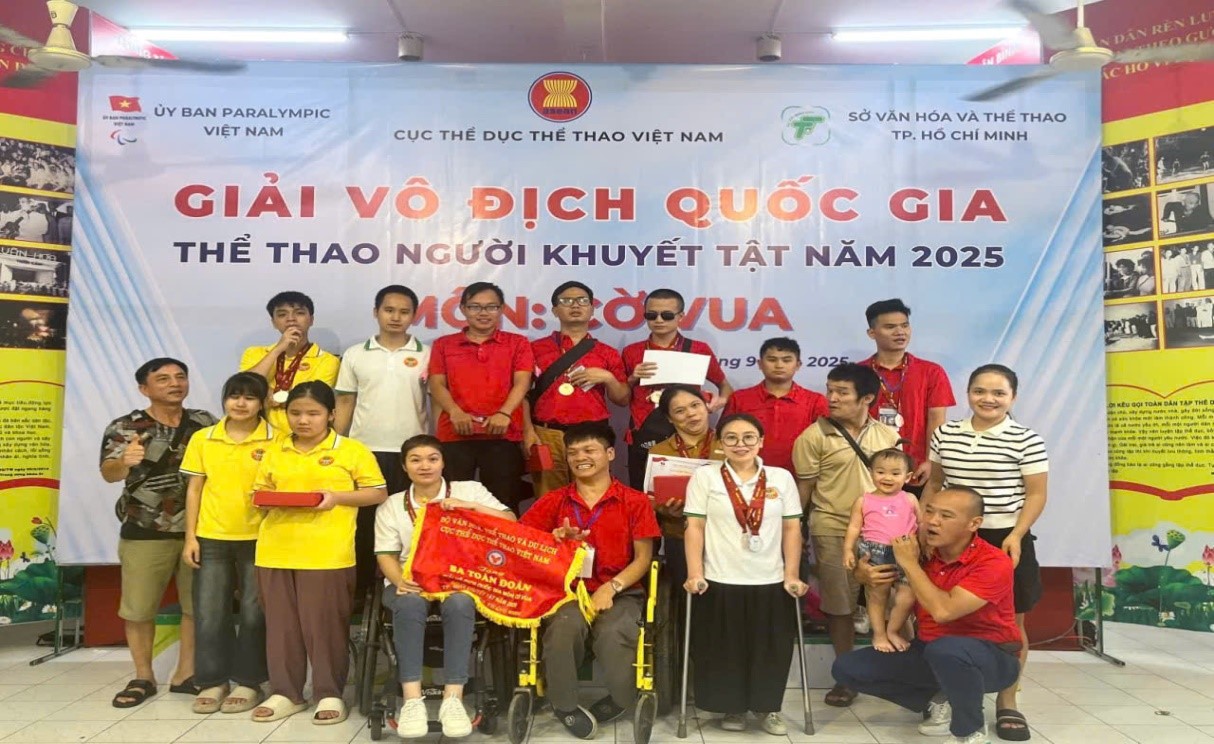 Đoàn thể thao người khuyết tật tỉnh Thái Nguyên giành được 26 huy chương tại Giải vô địch quốc gia thể thao người khuyết tật năm 2025