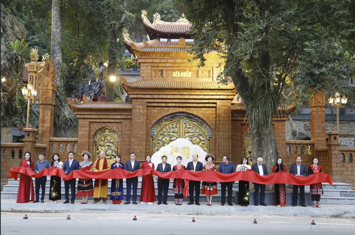 Khánh thành công trình tu bổ, tôn tạo Di tích lịch sử Quốc gia Đền Đuổm