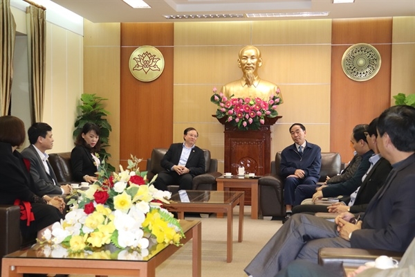 Thứ trưởng Bộ Văn hoá, Thể thao và Du lịch Tạ Quang Đông làm việc tại  Sở Văn hoá, Thể thao và Du lịch