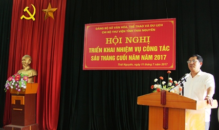 Chi bộ Thư viện tỉnh triển khai công tác 6 tháng cuối năm