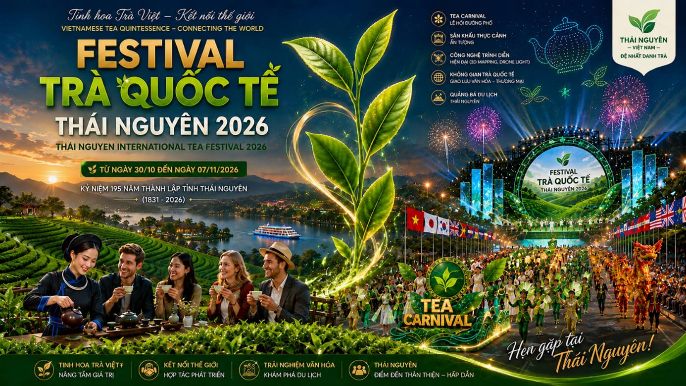 Rà soát tiến độ, thống nhất phối hợp tổ chức Festival Trà Quốc tế - Thái Nguyên năm 2026