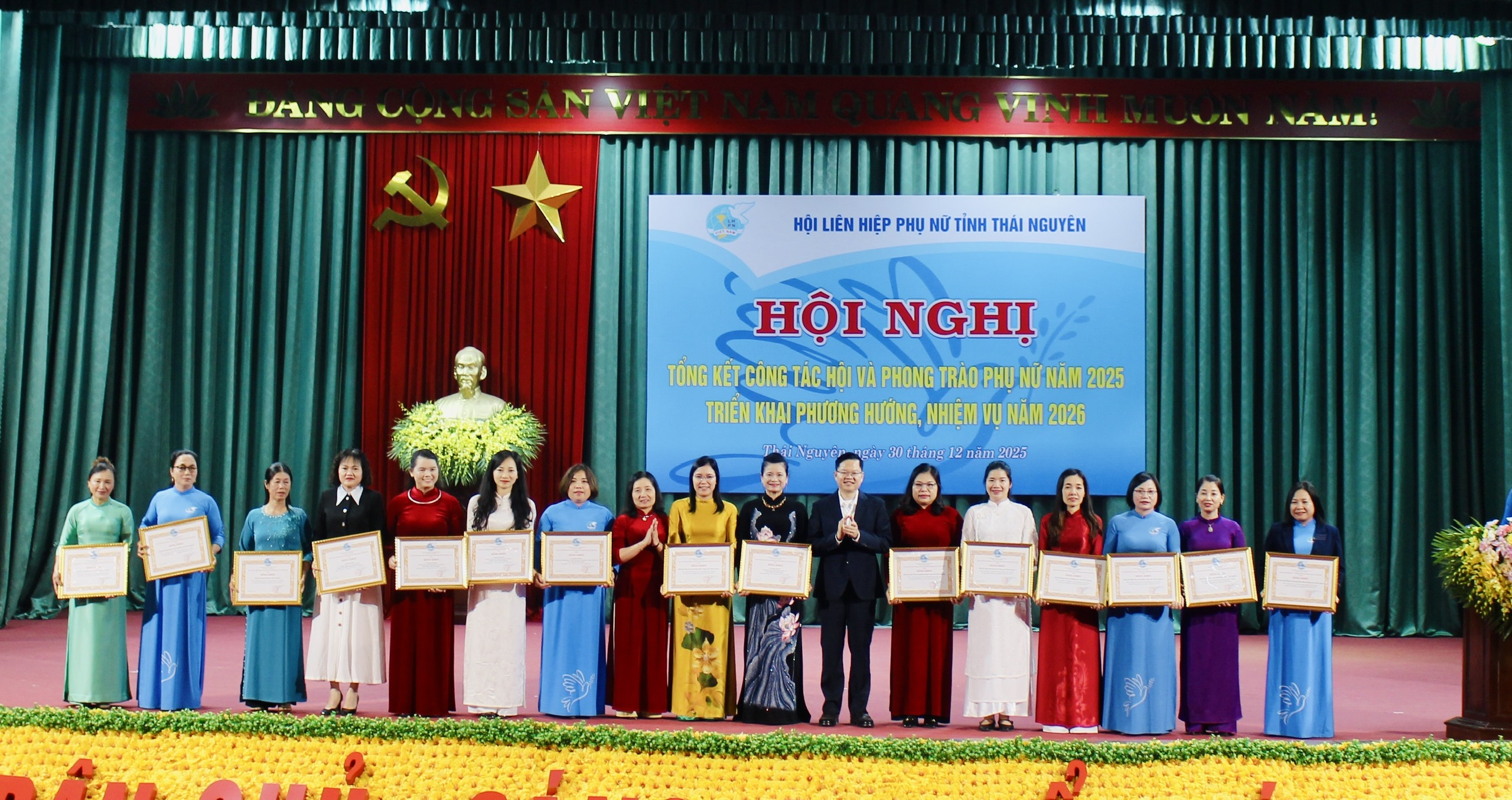 Hội LHPN tỉnh Thái Nguyên - tổng kết công tác Hội và phong trào Phụ nữ năm 2025