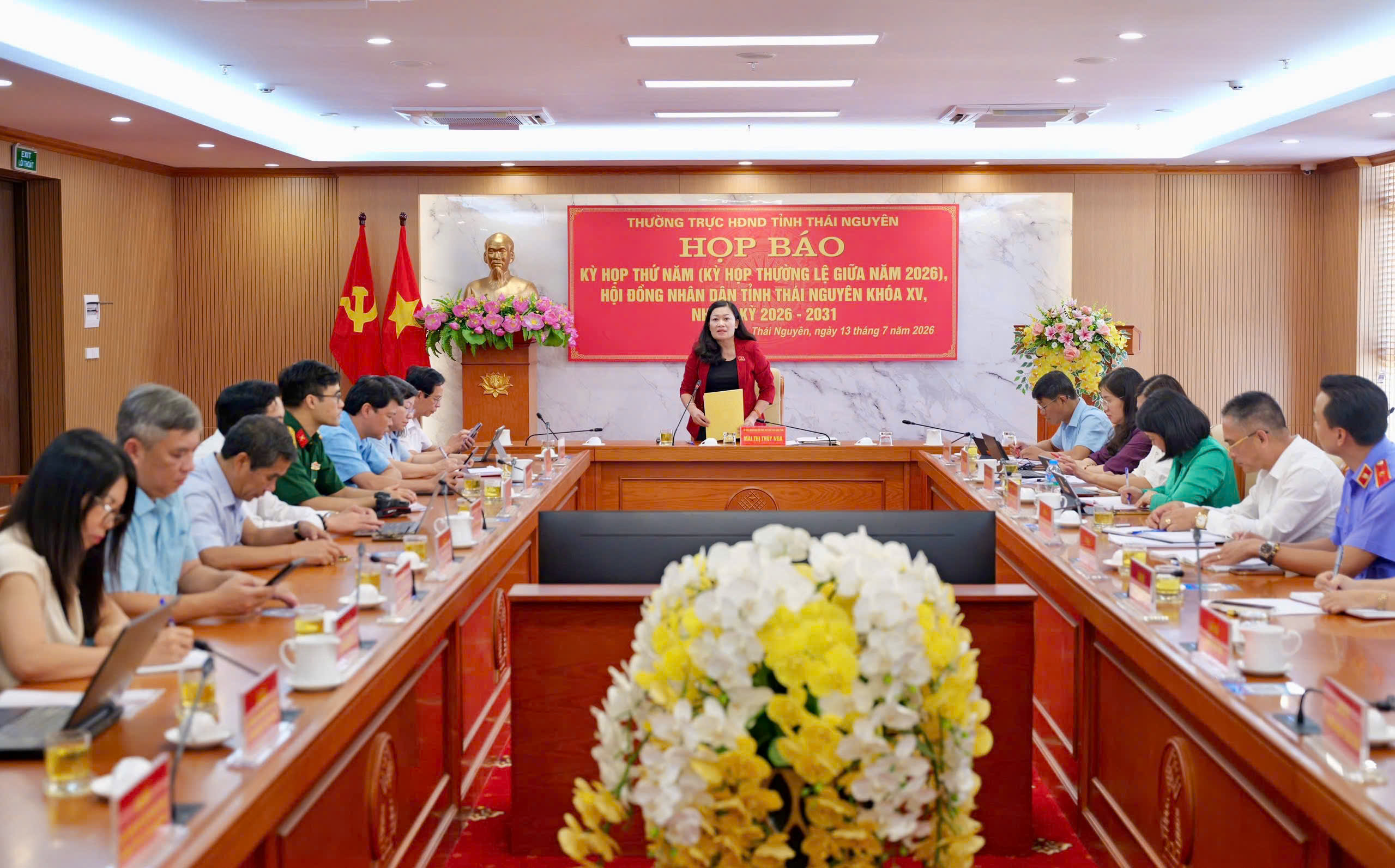 Thái Nguyên: Họp báo thông tin về Kỳ họp thứ Năm, HĐND tỉnh khóa XV