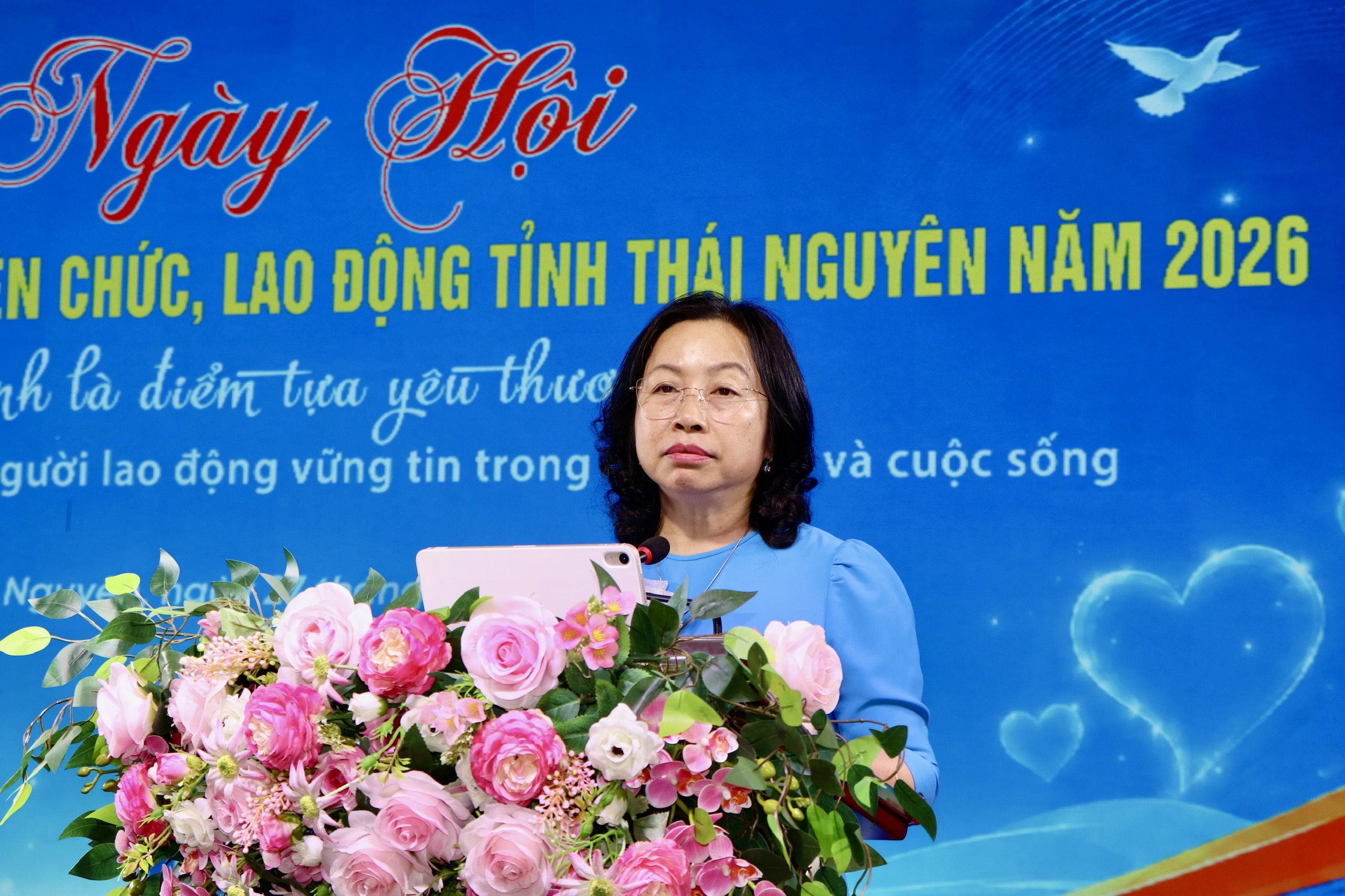 Liên đoàn lao động tỉnh Thái Nguyên tổ chức ngày hội gia đình CNVCLĐ năm 2026