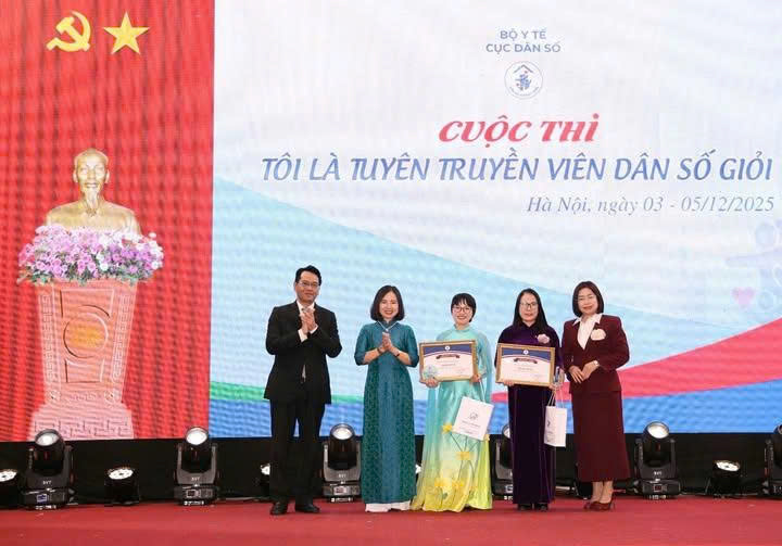 TỈNH THÁI NGUYÊN ĐẠT GIẢI NHÌ TOÀN ĐOÀN HỘI THI “TÔI LÀ TUYÊN TRUYỀN VIÊN DÂN SỐ GIỎI” TOÀN QUỐC NĂM 2025