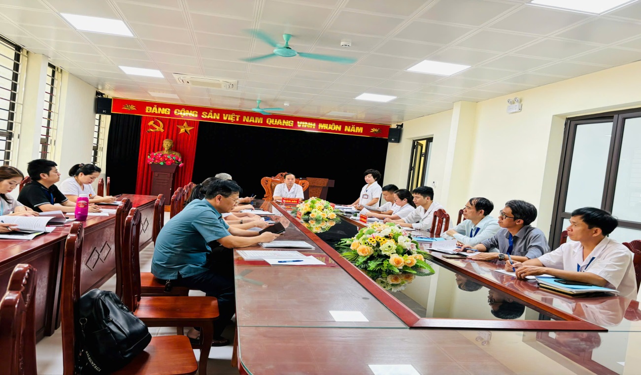 Nghiệm thu đề tài nghiên cứu khoa học cấp cơ sở Trung tâm Y tế thành phố Phổ Yên