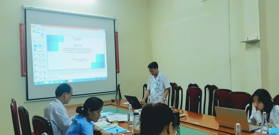 Bệnh viện A nghiệm thu đề tài NCKH cấp cơ sở năm 2020