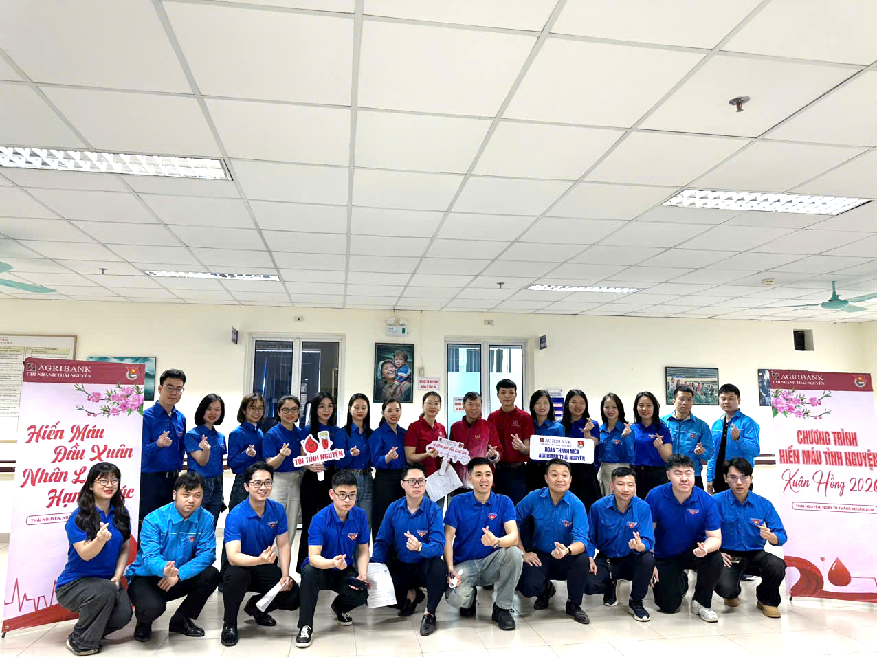 Đoàn thanh niên Sở Y tế tỉnh Thái Nguyên tích cực tham gia ngày hội hiến máu tình nguyện năm 2026