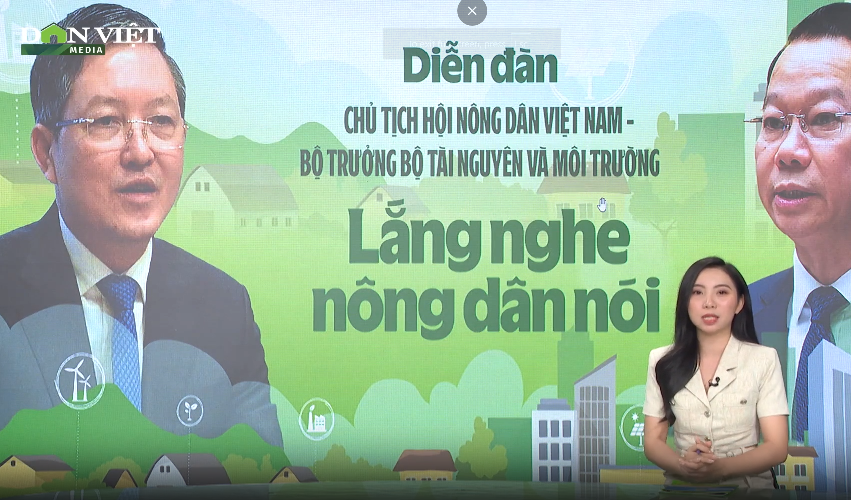 Bản tin đặc biệt: Kỳ vọng tháo gỡ nhiều vấn đề "nóng" về đất đai, môi trường qua “Lắng nghe nông dân nói”