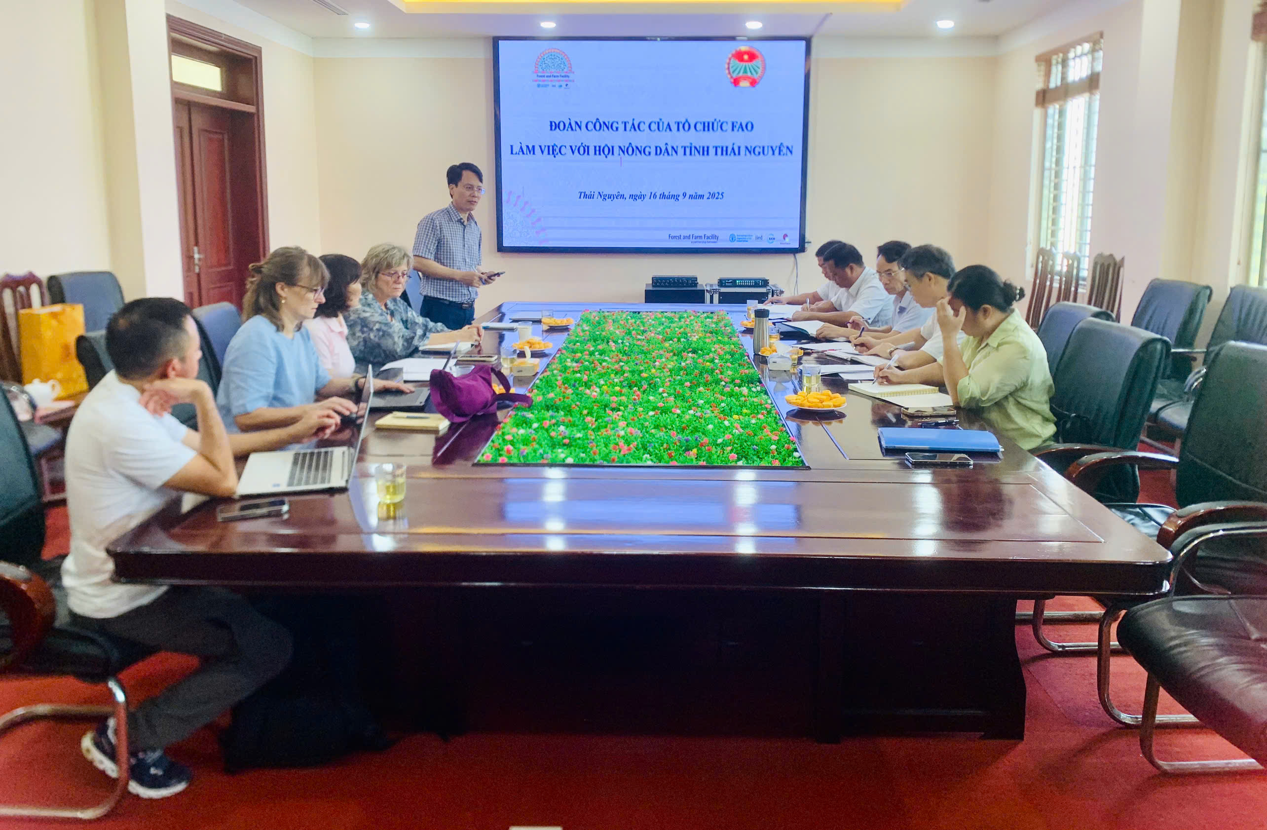 Hội Nông dân tỉnh Thái Nguyên  làm việc với Tổ chức Nông lương  Liên Hợp Quốc (FAO)