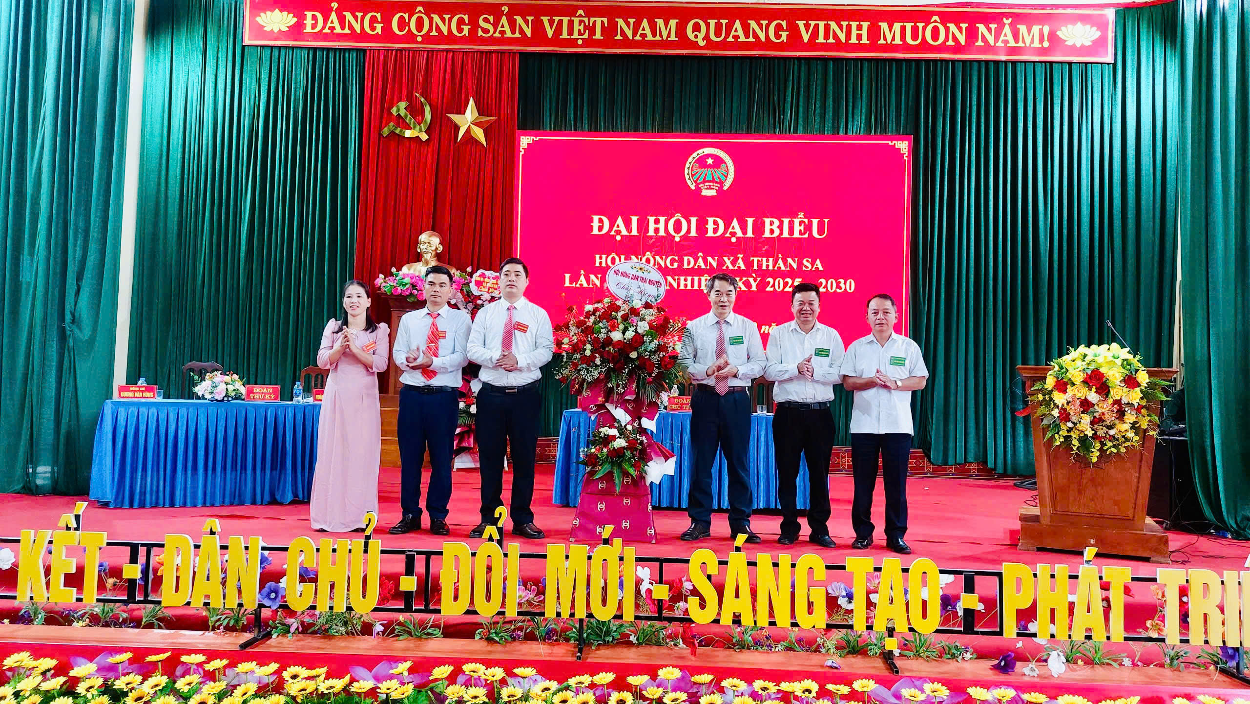 Đại hội đại biểu Hội Nông dân xã Thần Sa thành công tốt đẹp