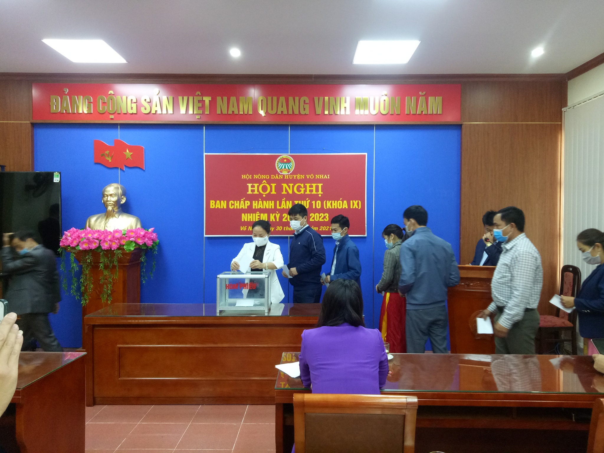Hội Nông dân huyện Võ Nhai tổ chức Hội nghị bầu bổ sung chức danh Chủ tịch Hội Nông dân huyện, tổng kết Công tác Hội và phong trào nông dân năm 2021, triển khai nhiệm vụ năm 2022.