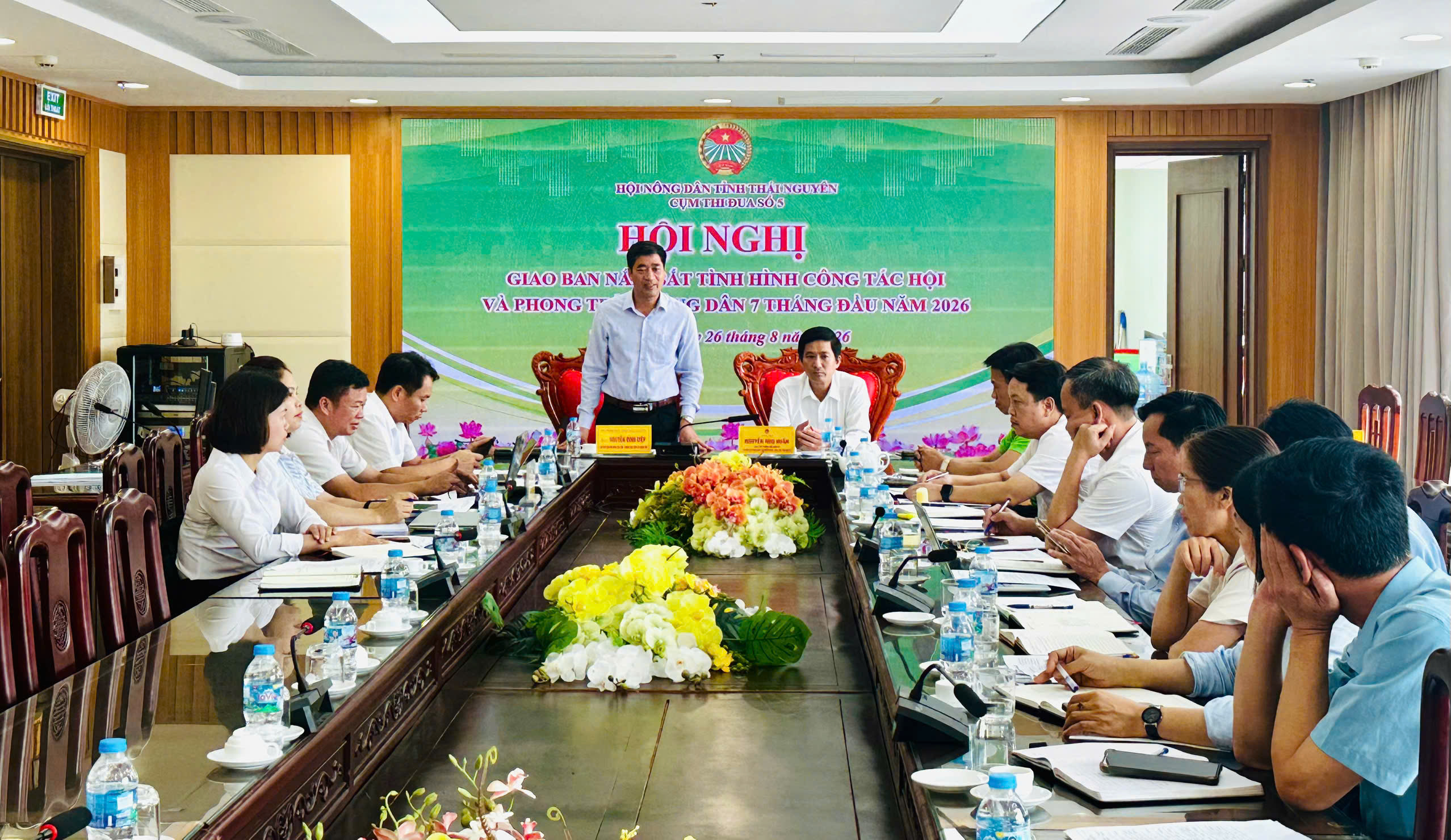 Hội Nông dân tỉnh thăm nắm tình hình hoạt động Cụm thi đua số 5