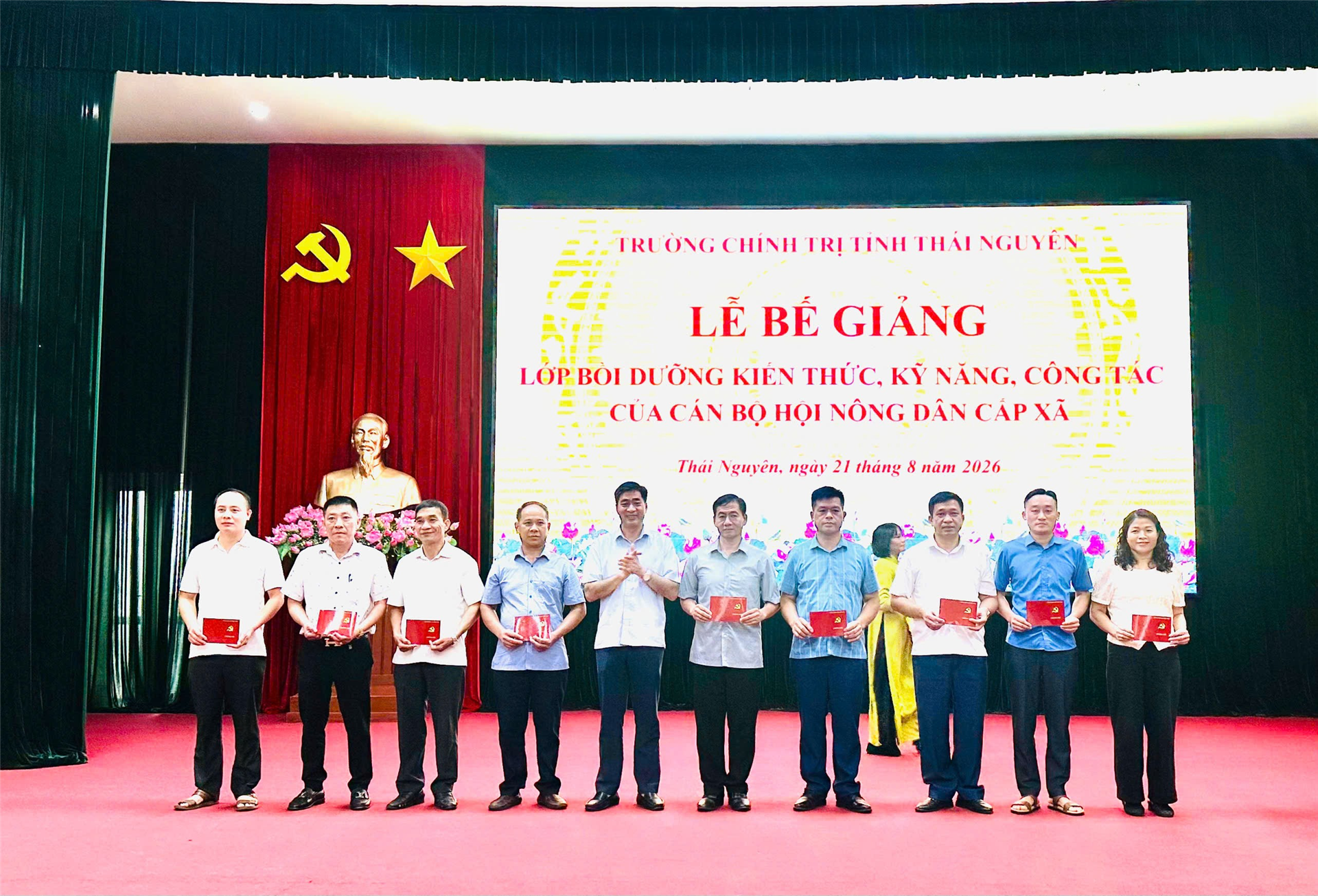 Hội nông dân tỉnh phối hợp với Trường chính trị tỉnh tổ chức bồi dưỡng nghiệp vụ công tác hội cho cán bộ hội cơ sở năm 2026