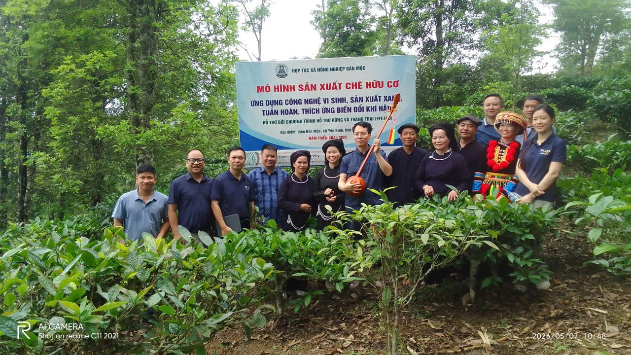 HỘI NÔNG DÂN XÃ YÊN BÌNH THAM GIA CHƯƠNG TRÌNH CÔNG TÁC FFF II TẠI HTX BẢN MỘC