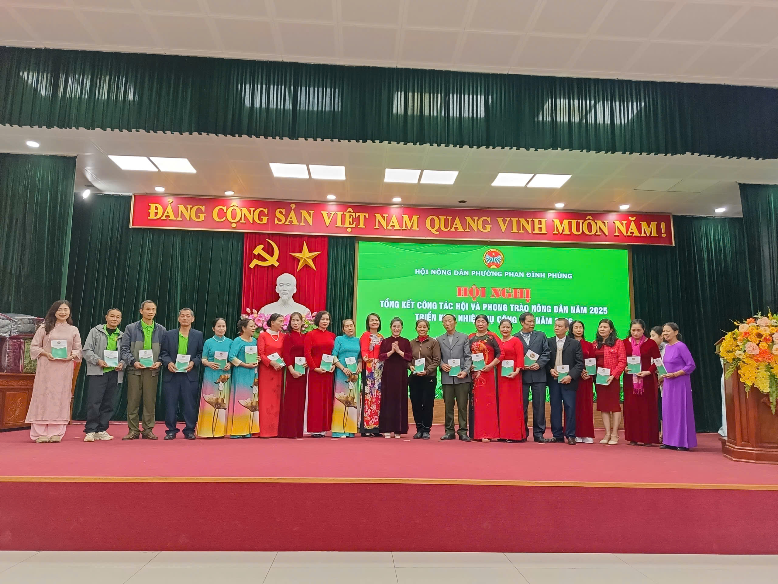 Hội Nông dân Phường Phan Đình Phùng tổng kết công tác Hội và phong trào nông dân năm 2025, triển khai nhiệm vụ công tác năm 2026