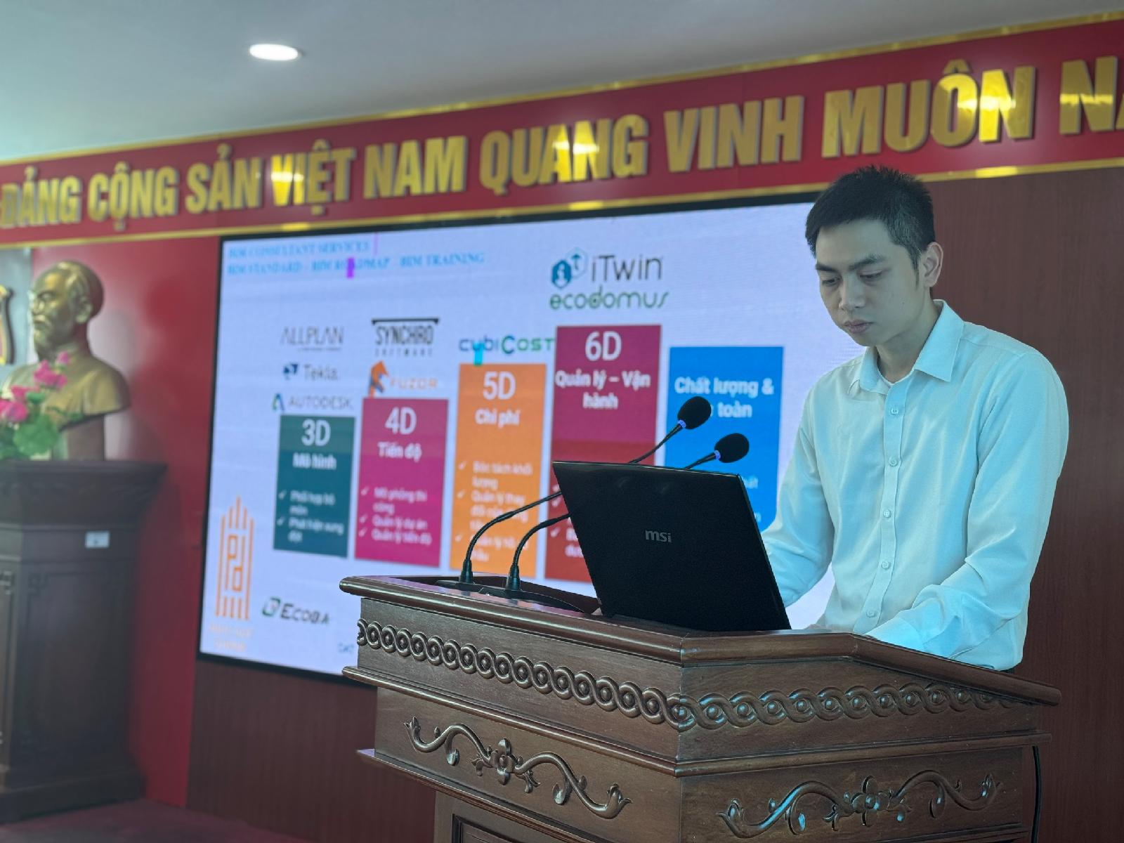 SỞ XÂY DỰNG: ĐÀO TẠO NÂNG CAO VỀ MÔ HÌNH THÔNG TIN CÔNG TRÌNH (BIM) TRONG HOẠT ĐỘNG XÂY DỰNG