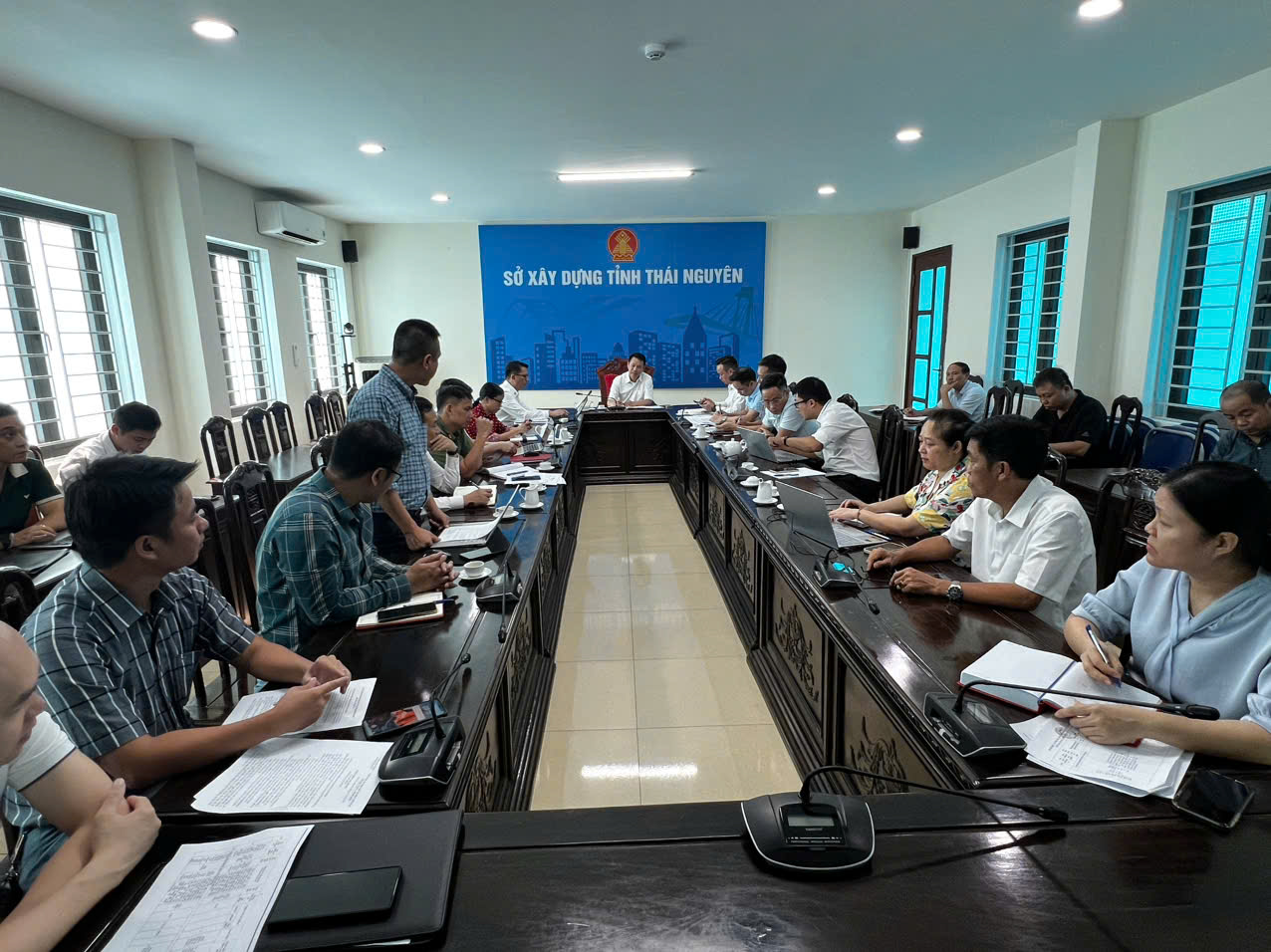 SỞ XÂY DỰNG HỌP VỚI CÁC ĐỊA PHƯƠNG, CHỦ ĐẦU TƯ THÁO GỠ KHÓ KHĂN, CHUẨN BỊ TỔ CHỨC CÁC SỰ KIỆN KHỞI CÔNG, KHÁNH THÀNH CÔNG TRÌNH TRỌNG ĐIỂM CHÀO MỪNG 80 NĂM QUỐC KHÁNH