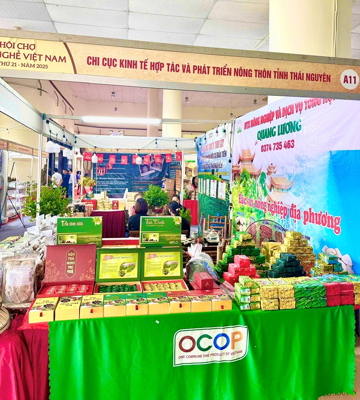 Tỉnh Thái Nguyên tham gia Hội chợ Làng nghề Việt Nam lần thứ 21 – Năm 2025