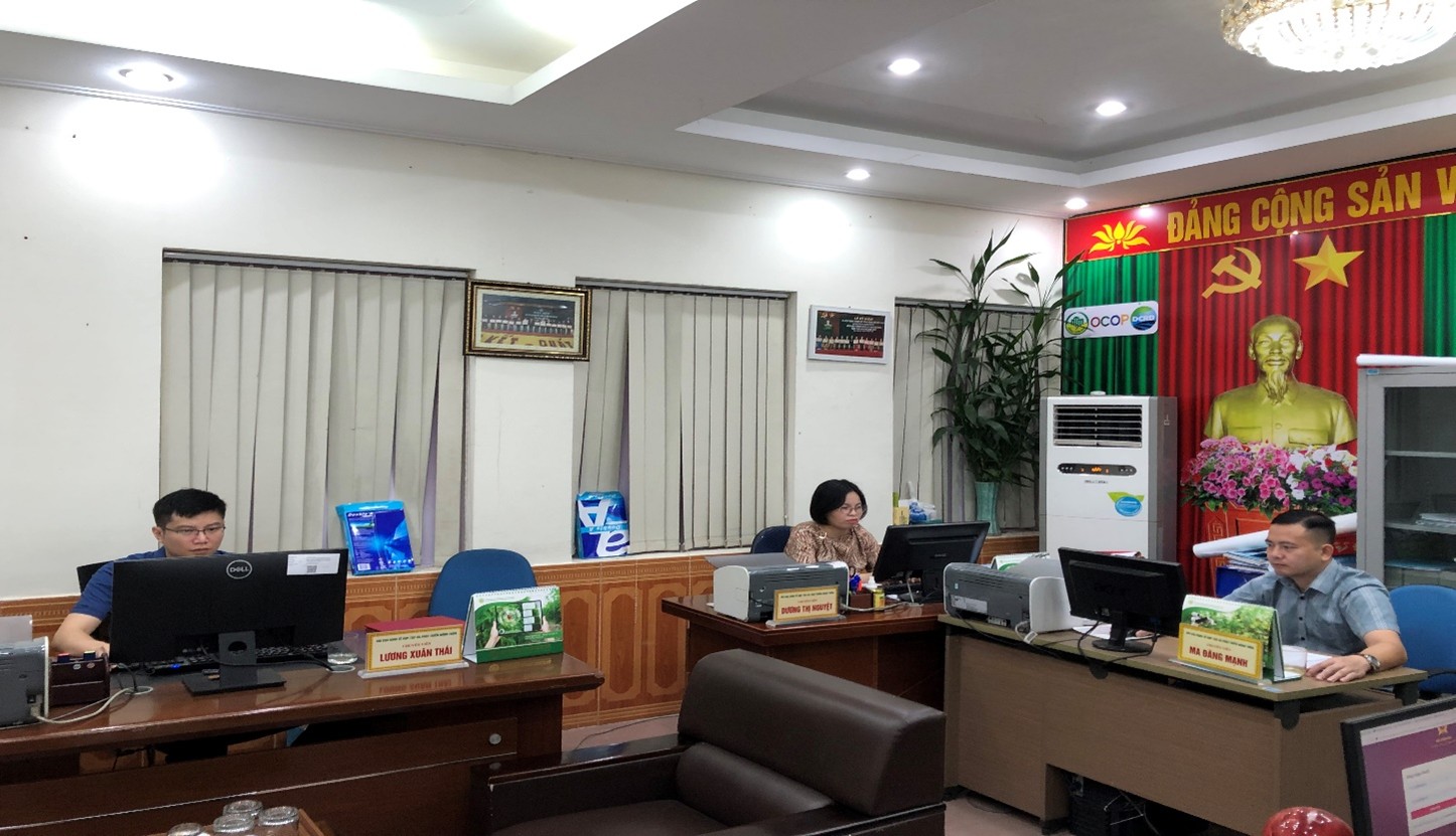 CHI CỤC KINH TẾ HỢP TÁC VÀ PHÁT TRIỂN NÔNG THÔN TỈNH THÁI NGUYÊN THAM GIA DIỄN TẬP XỬ LÝ CÁC TÌNH HUỐNG TRONG GIẢI QUYẾT THỦ TỤC HÀNH CHÍNH HỖ TRỢ PHÁT TRIỂN SẢN XUẤT LIÊN KẾT THEO CHUỖI GIÁ TRỊ