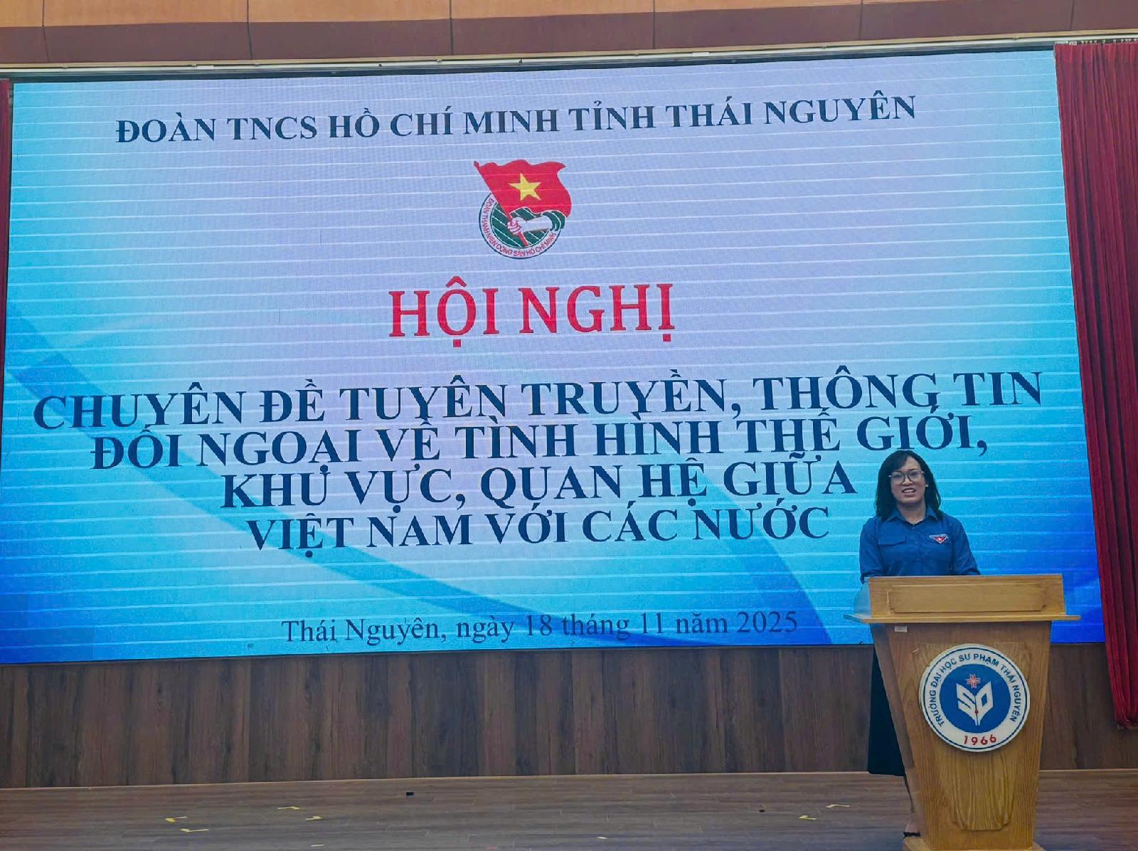 Hội nghị thông tin tuyên truyền đối ngoại về tình hình thế giới, khu vực, quan hệ Việt Nam với các nước
